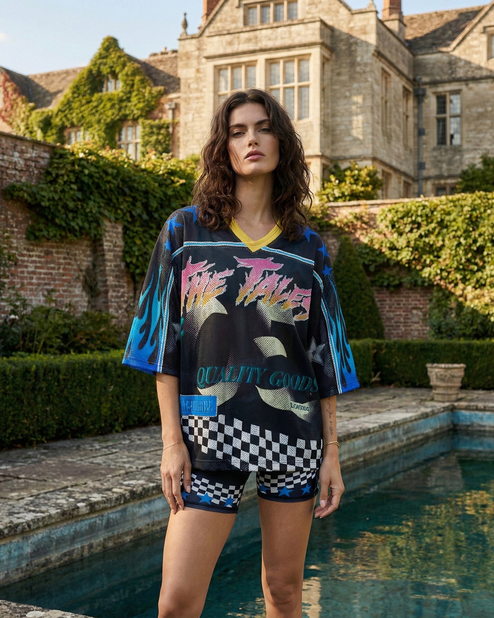 オールドフェイスフル ツイストシームジーンズ