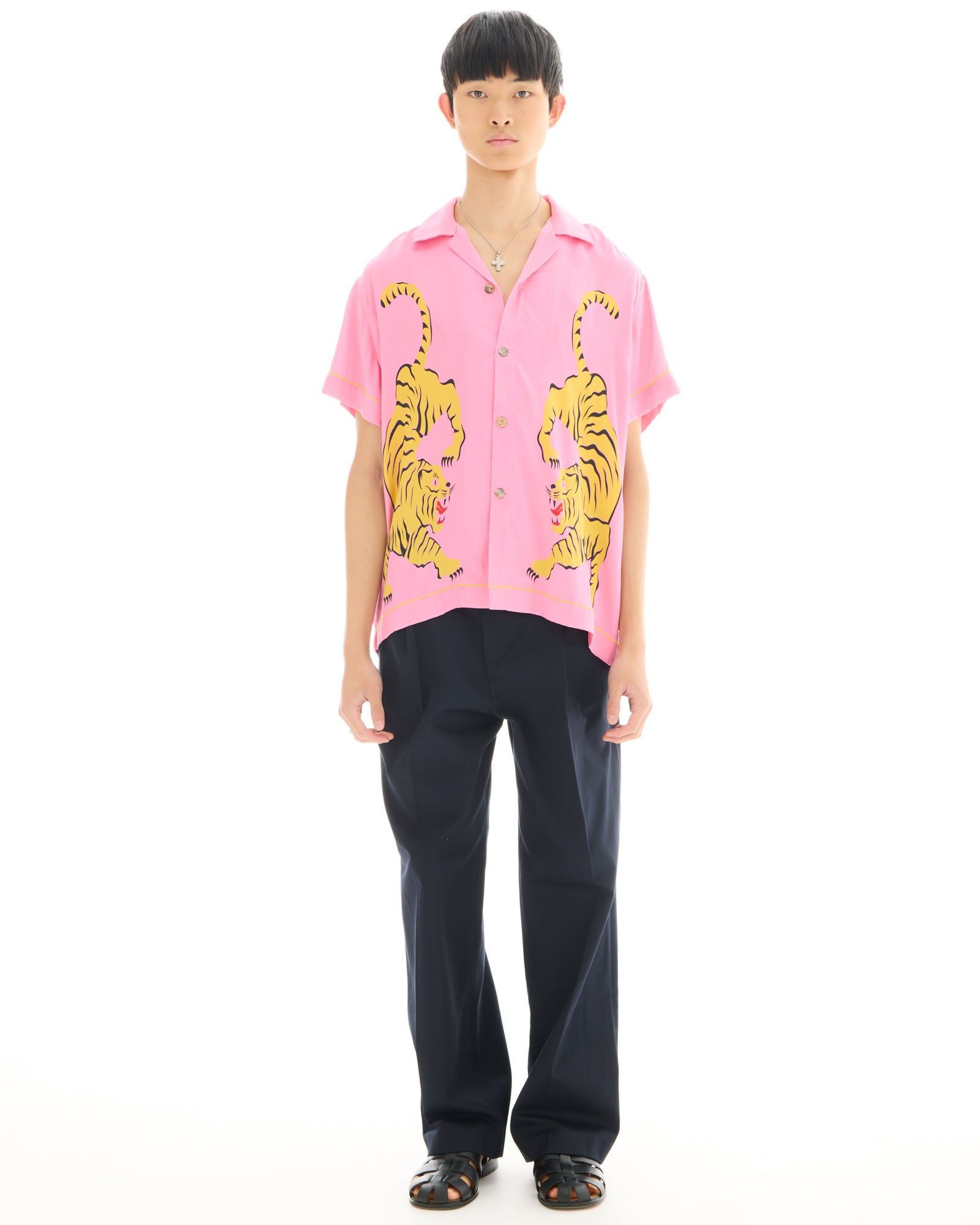 Seidenhemd „Crouching Tiger“