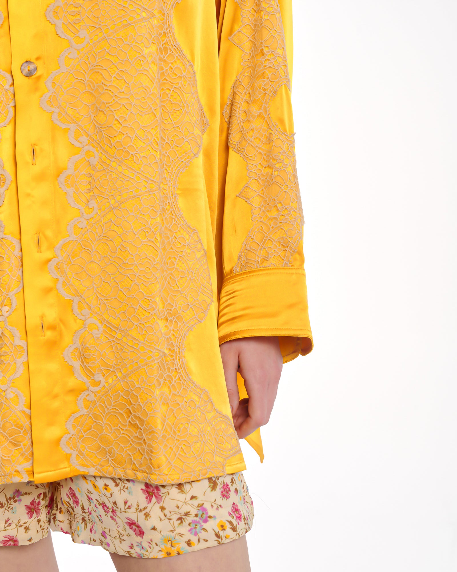 Dixie Satin and Chantilly Lace Shirt