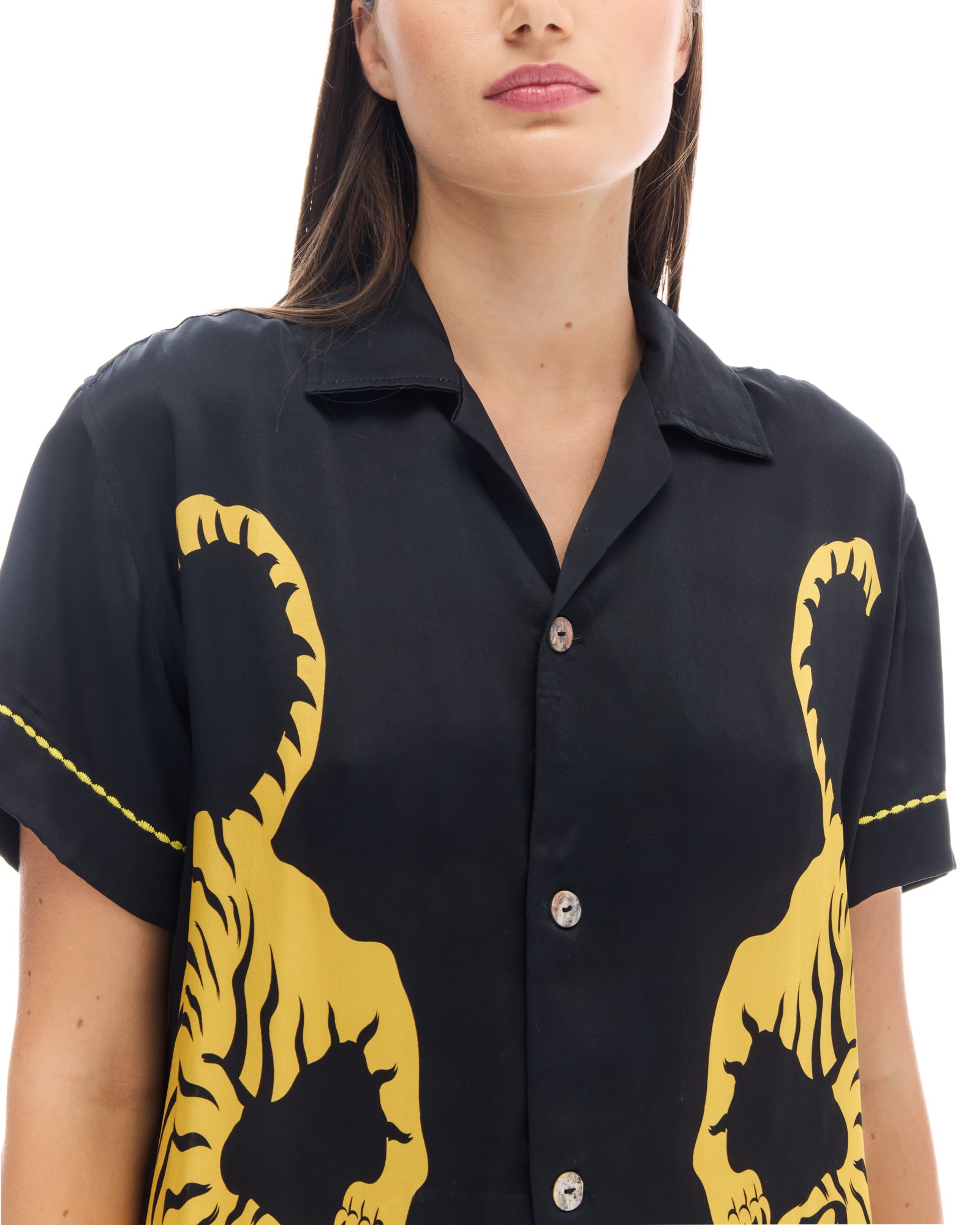 Crouching Tiger Silk Shirt