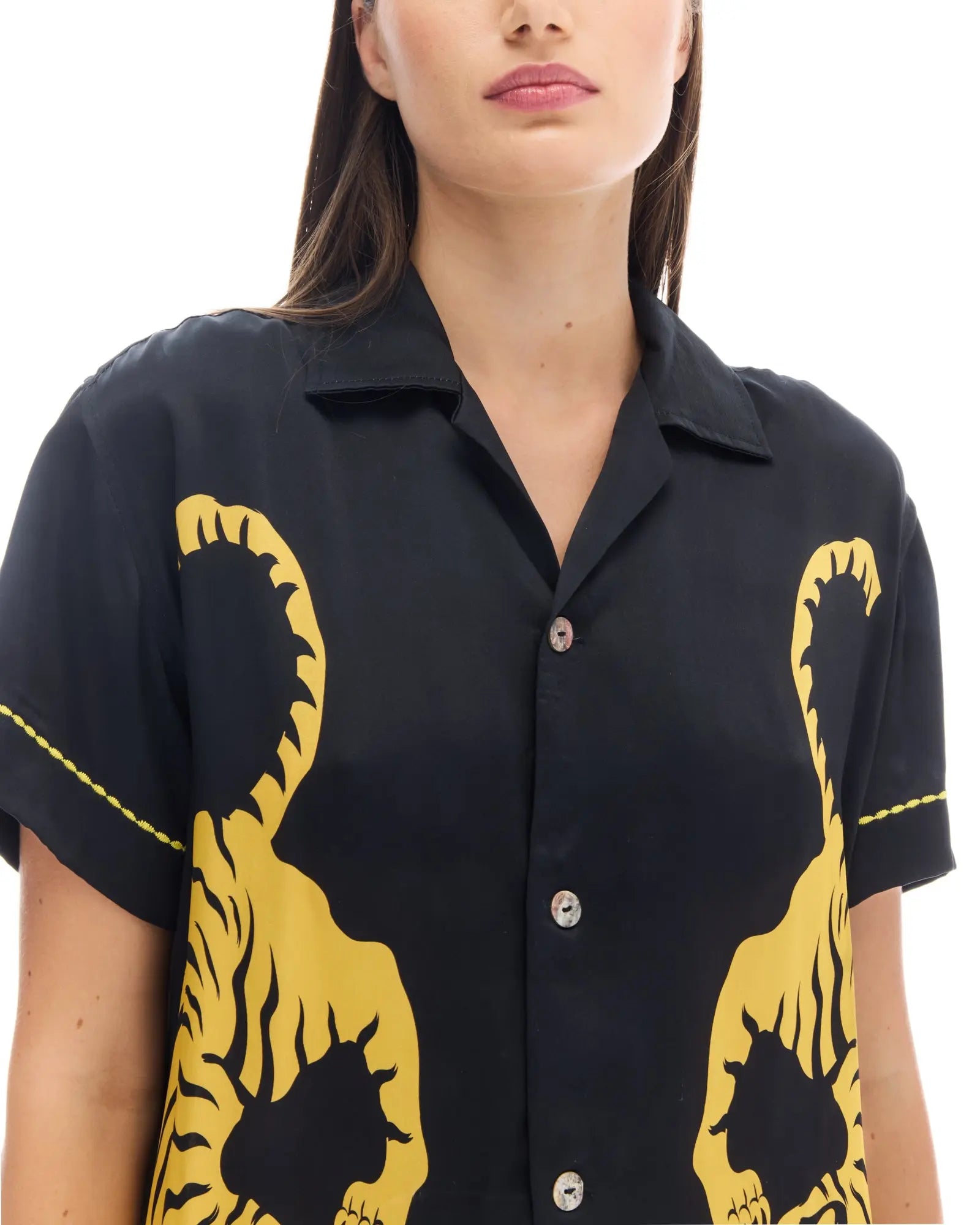 Crouching Tiger Silk Shirt