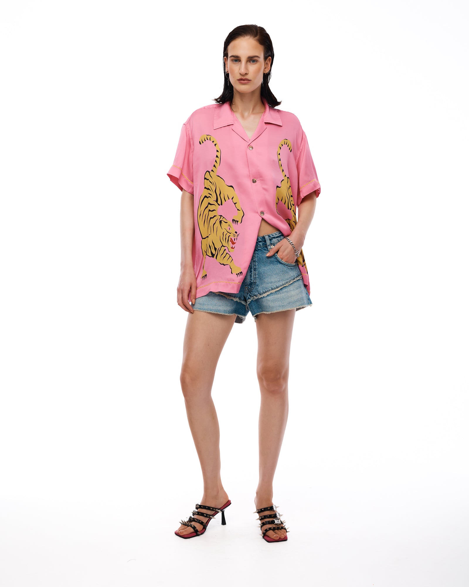 Crouching Tiger Silk Shirt