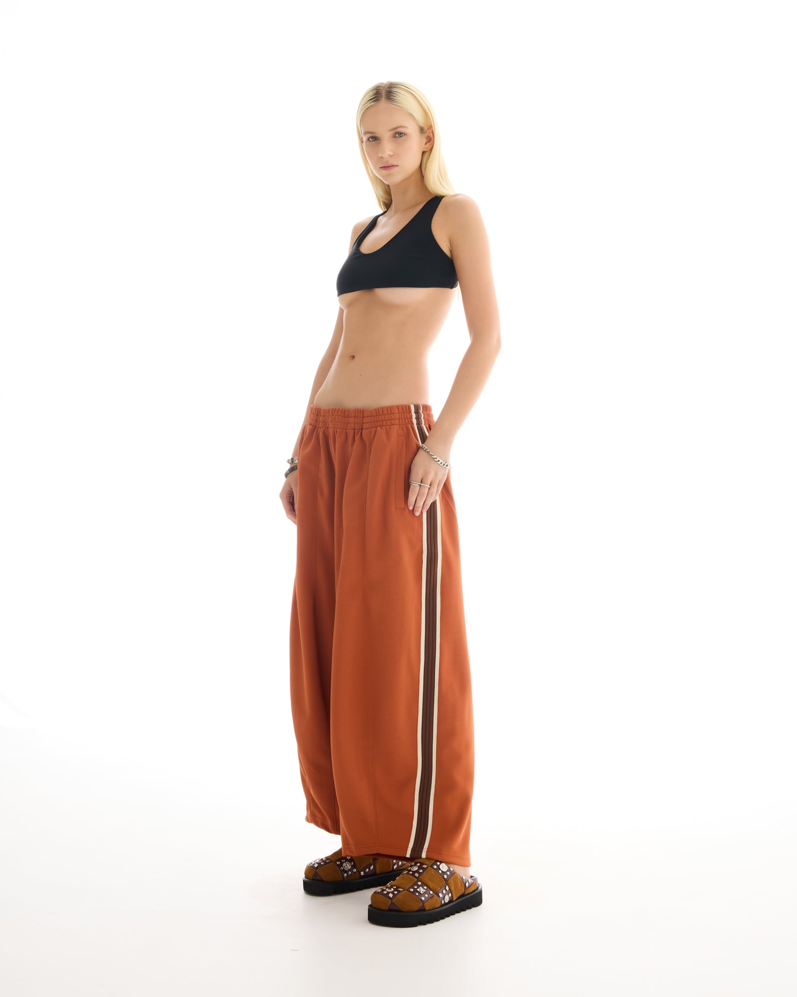 The Tales Harajuku Burnt Orange Track Pant