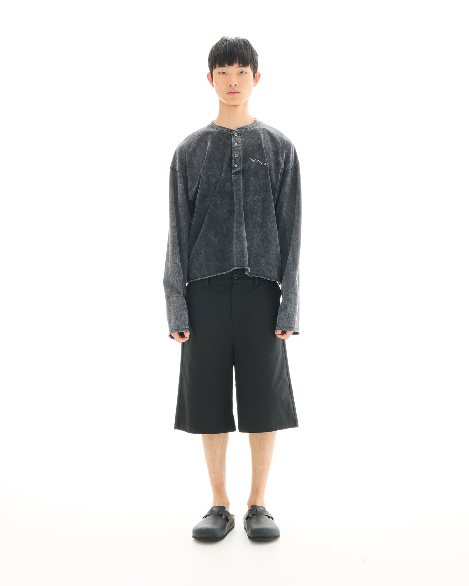 Worn Grandad Long sleeve Tee