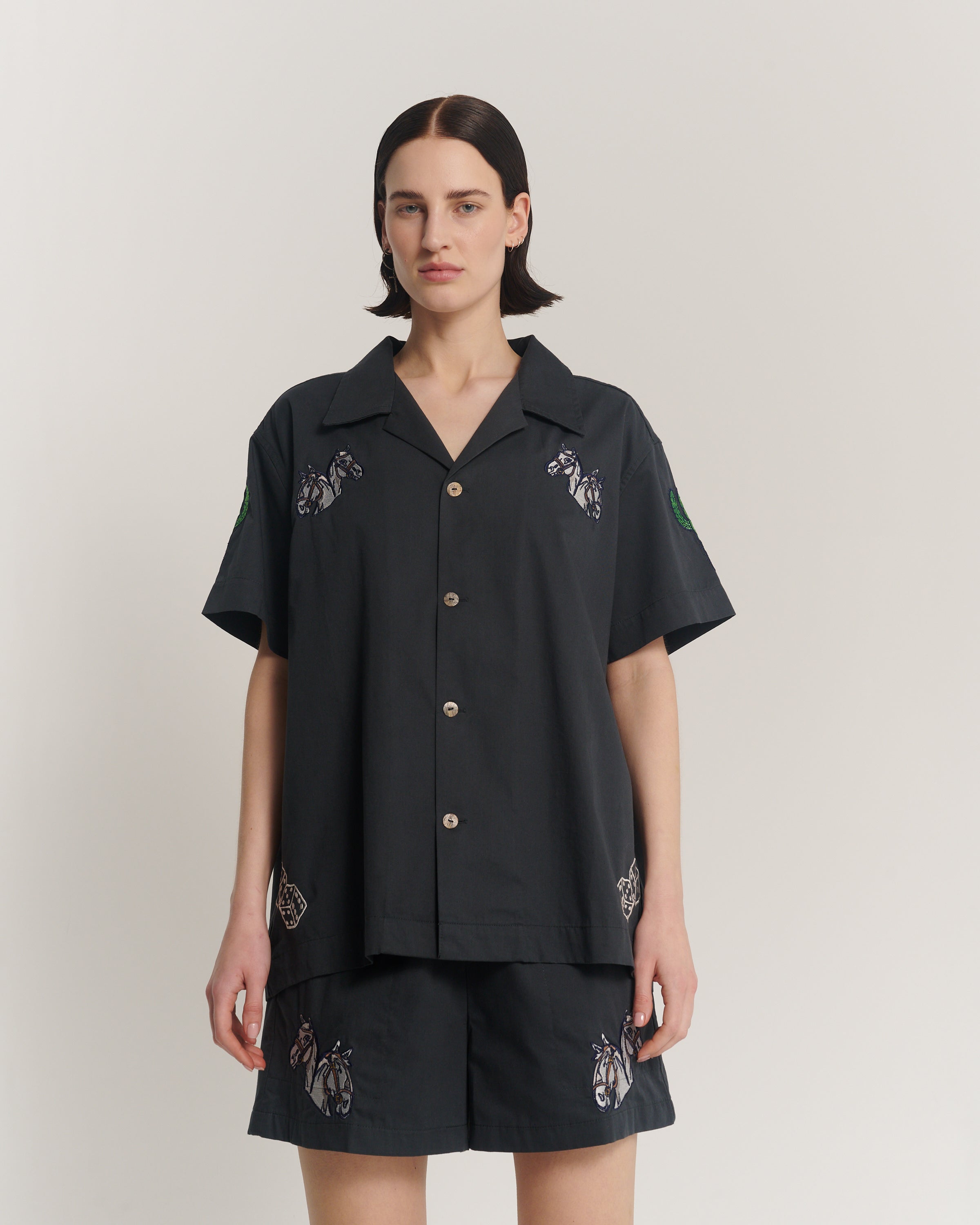 Roll the Dice Embroidered Shirt- Limited Edition 1 of 1