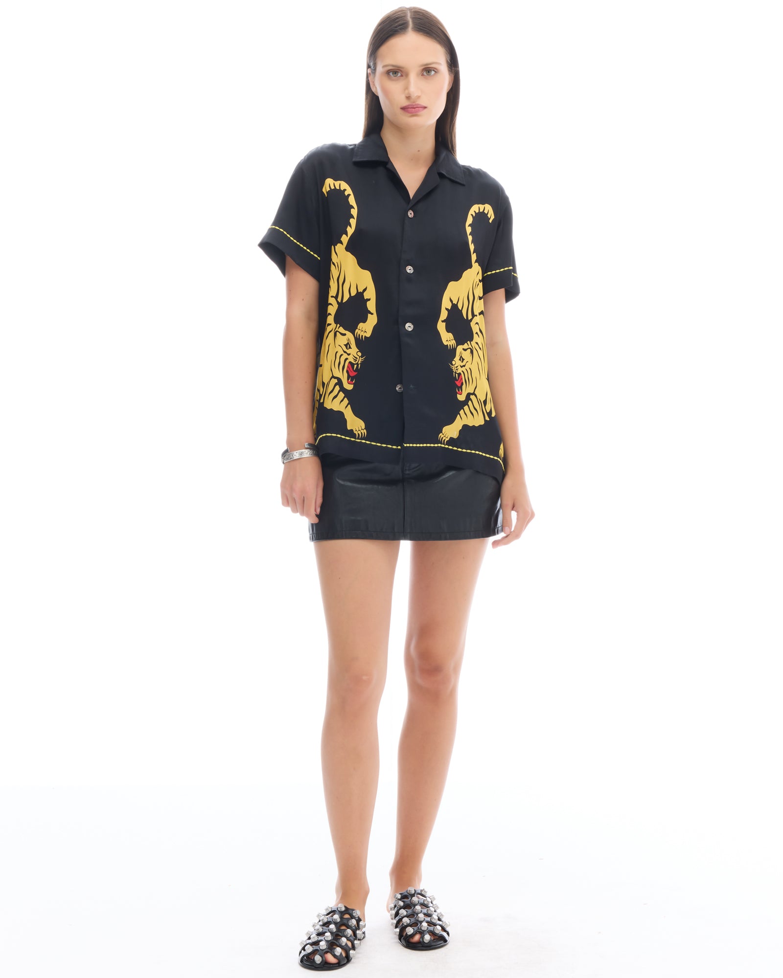 Crouching Tiger Silk Shirt