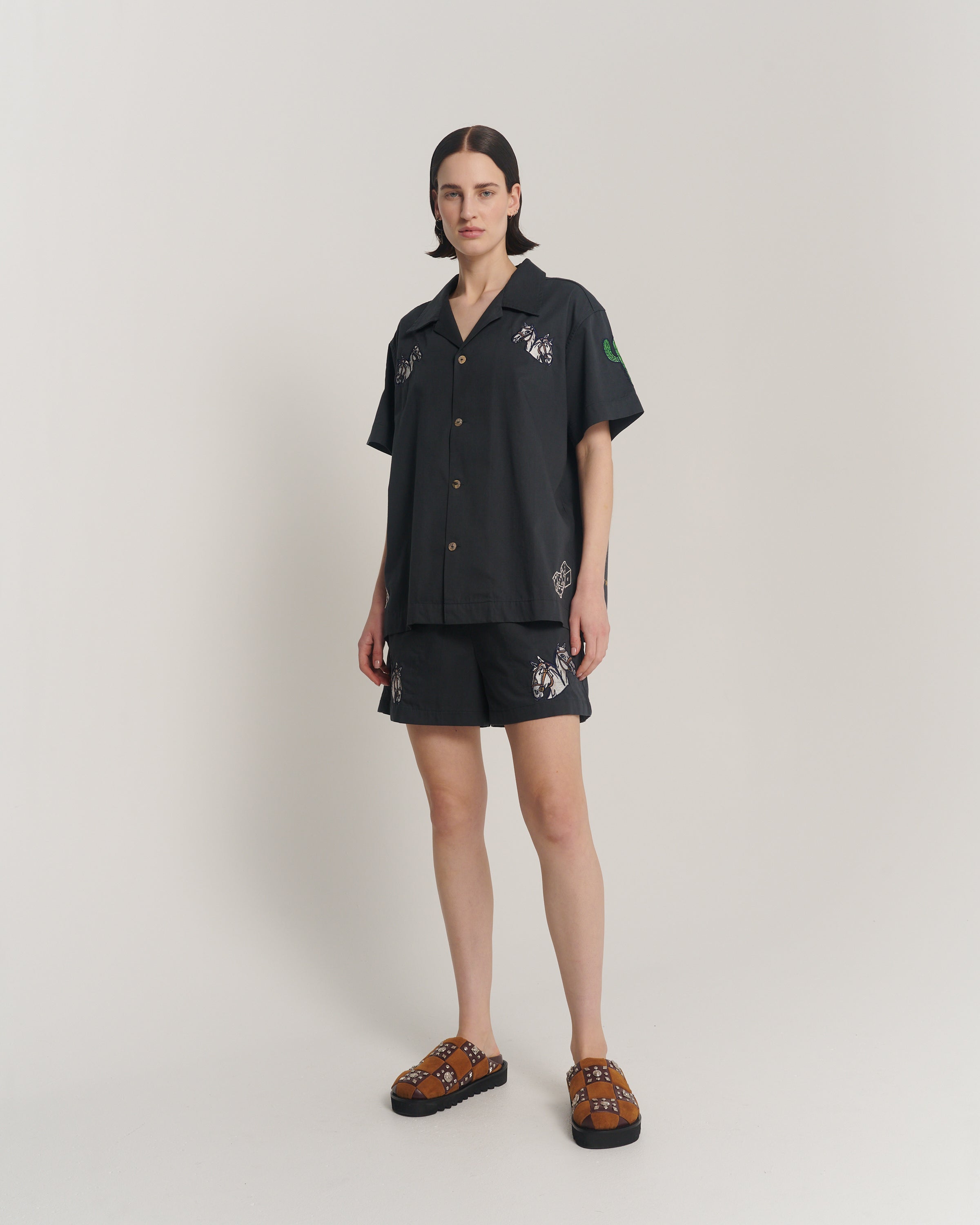 Roll the Dice Embroidered Shirt- Limited Edition 1 of 1