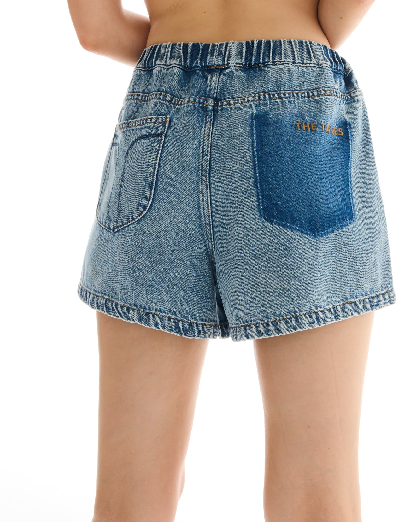 The Tales – Jeansshorts mit Einsätzen