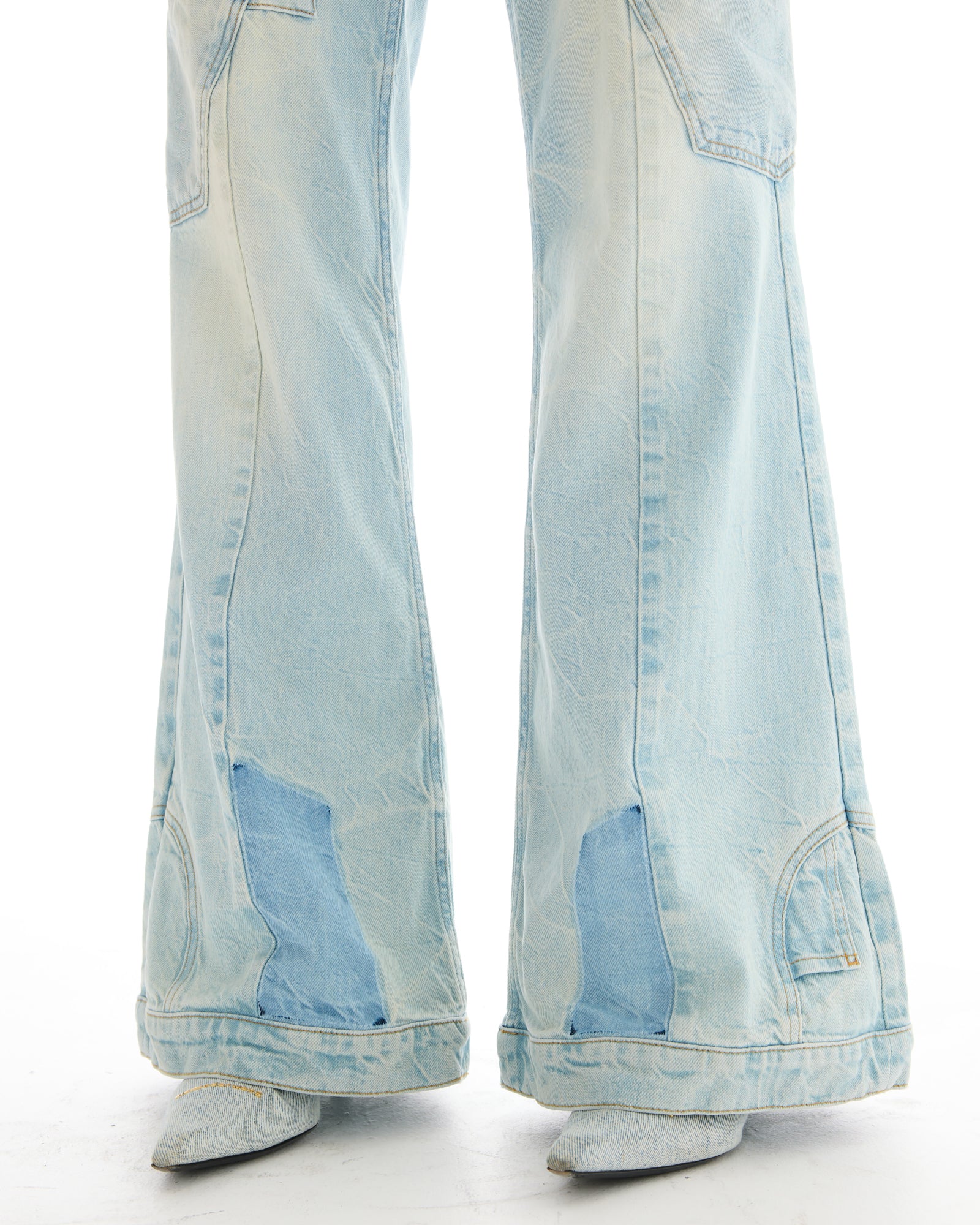 The Tales Reworked Denim Flares