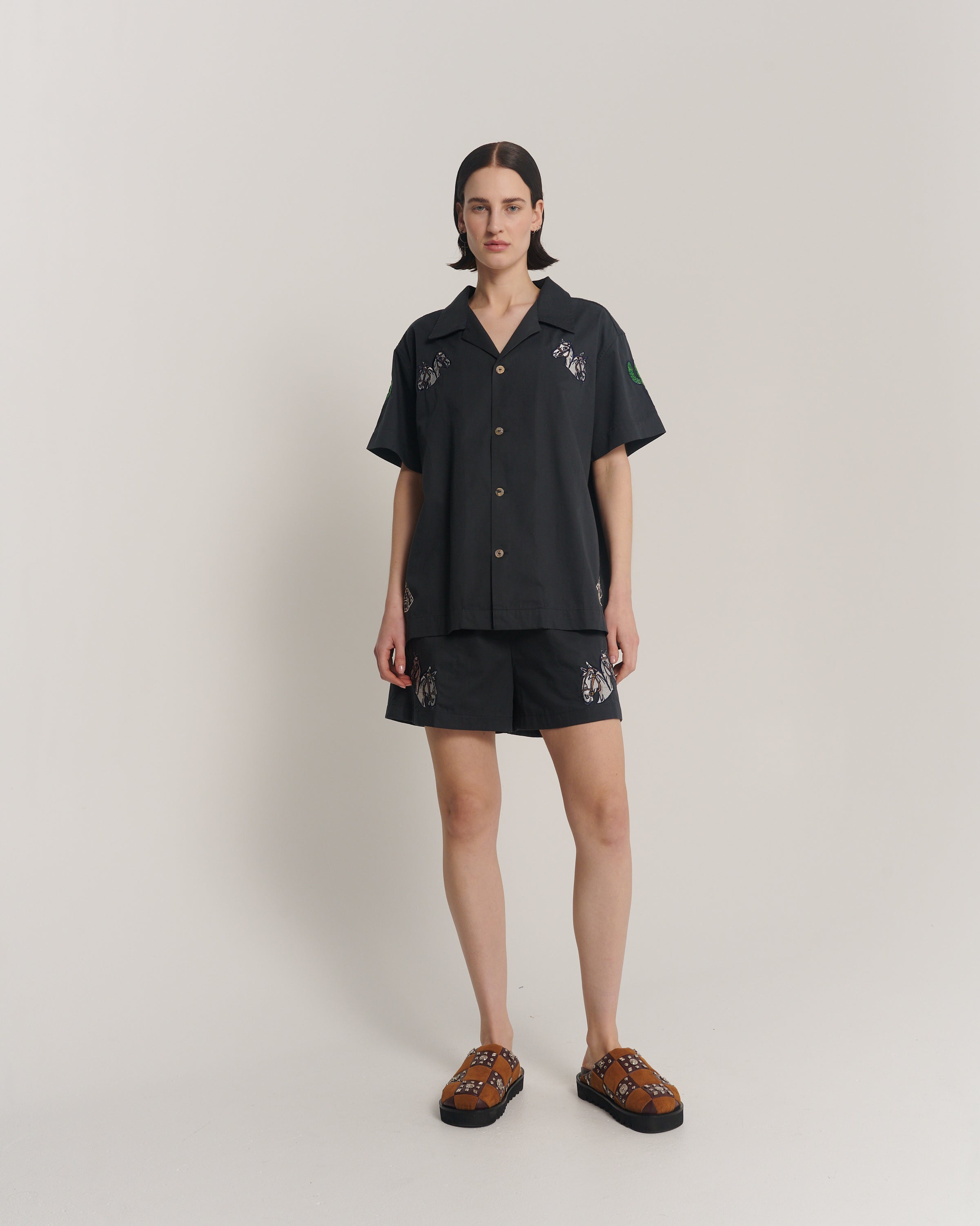 Roll the Dice Embroidered Shirt- Limited Edition 1 of 1