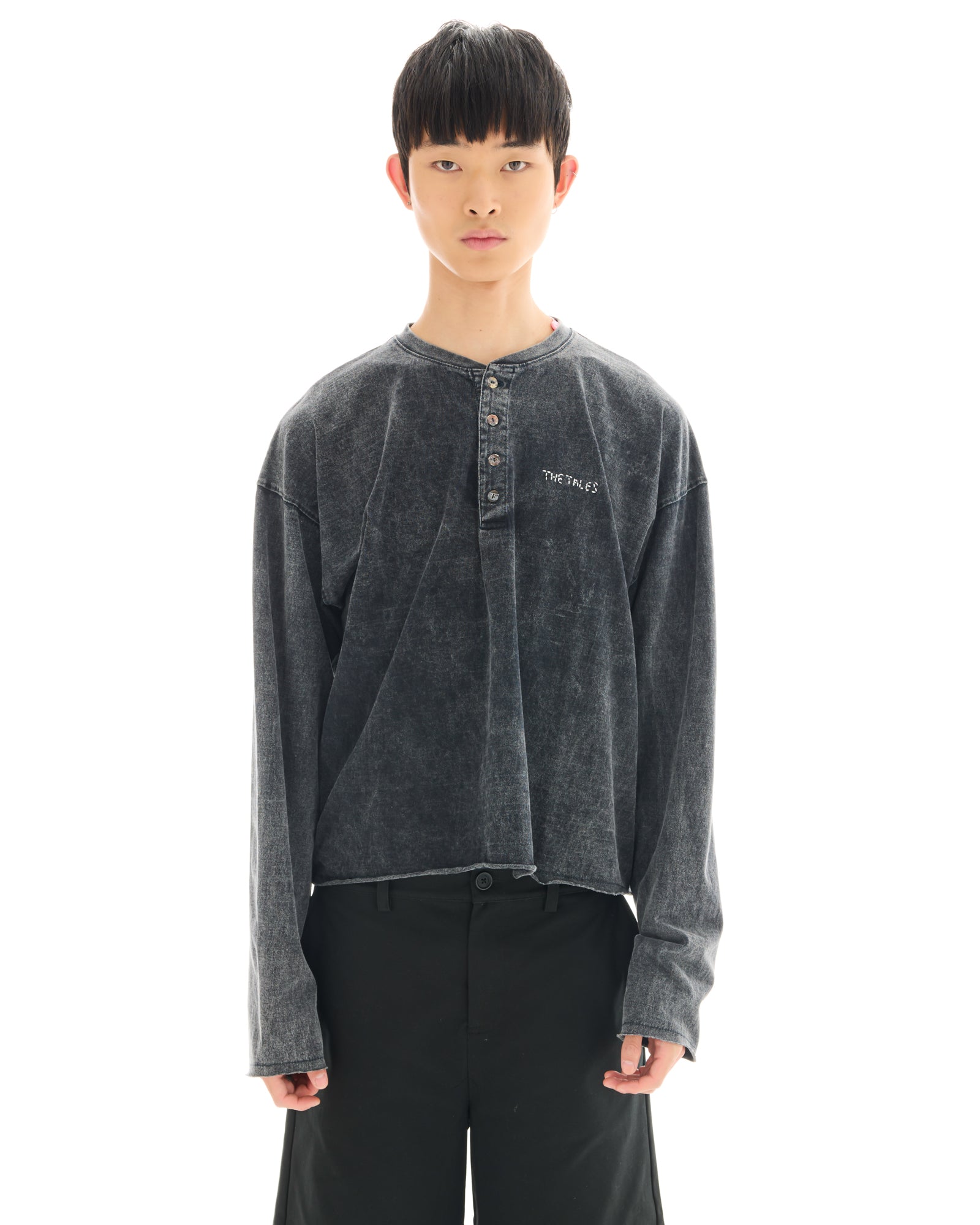 Worn Grandad Long sleeve Tee