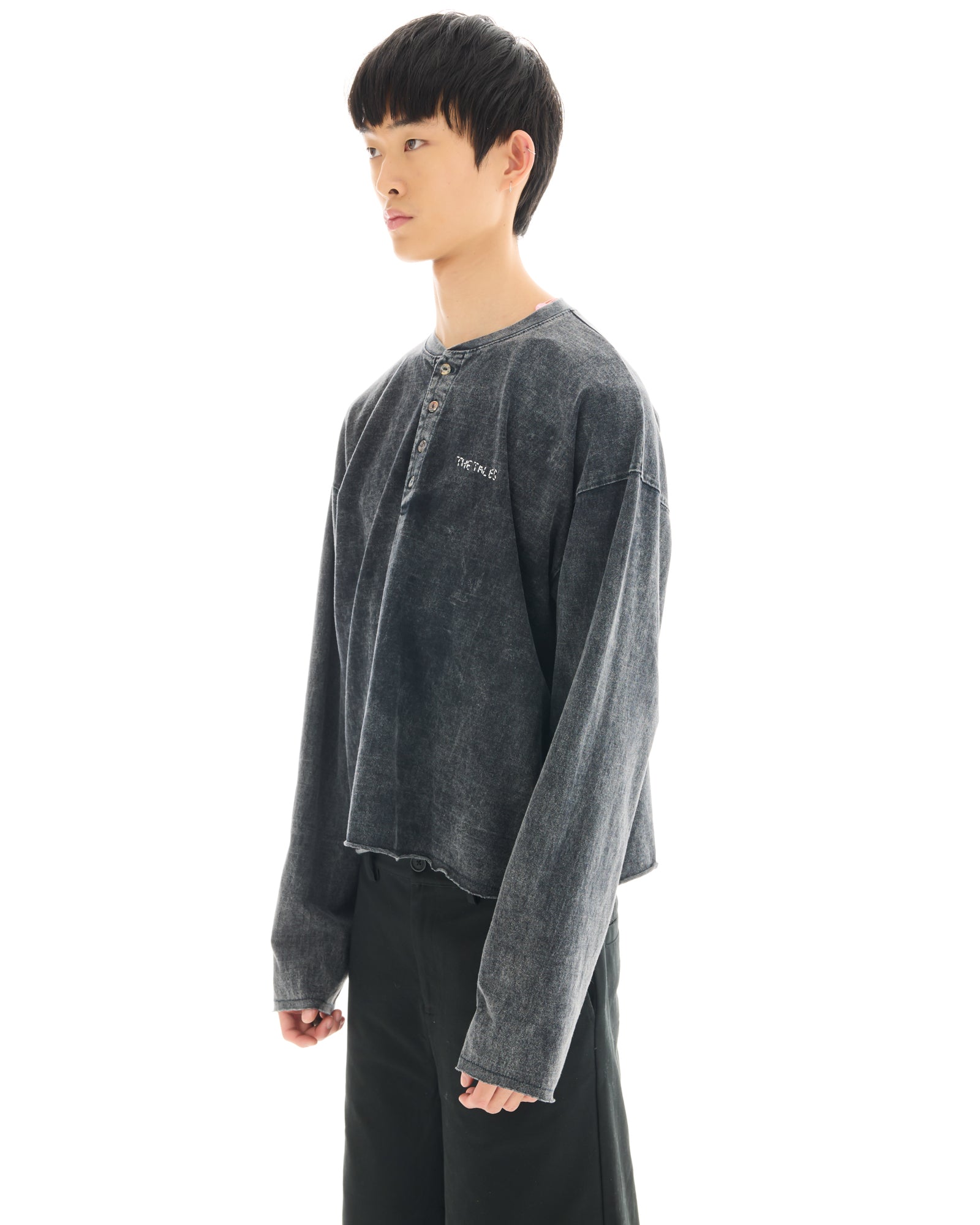 Worn Grandad Long sleeve Tee