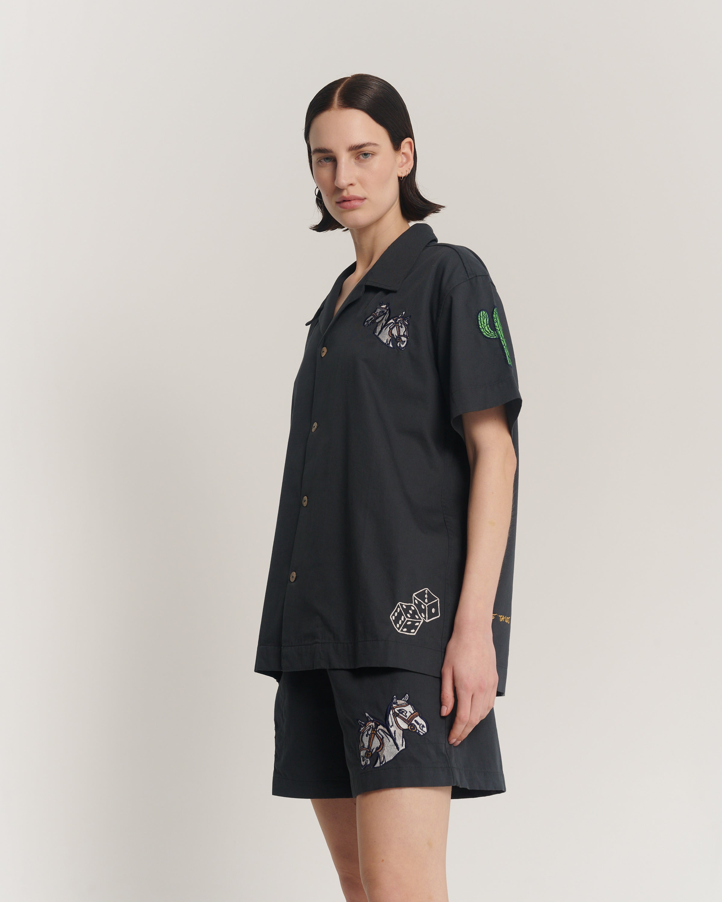 Roll the Dice Embroidered Shirt- Limited Edition 1 of 1