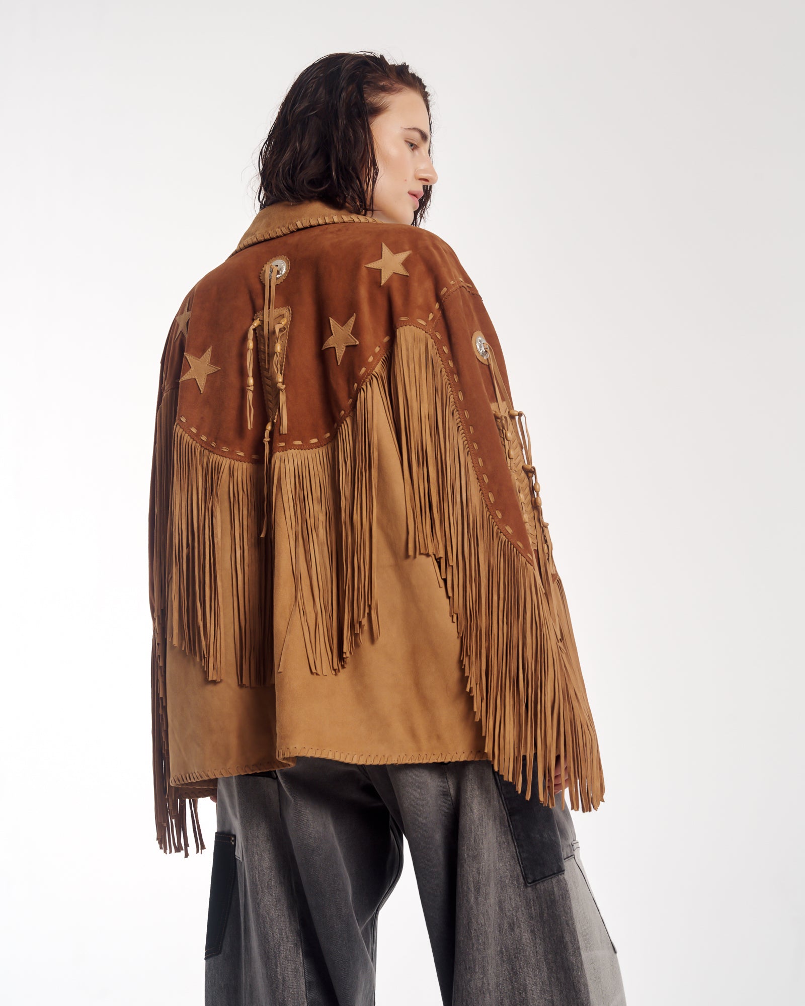 The Tales Fringed Suede Jacket