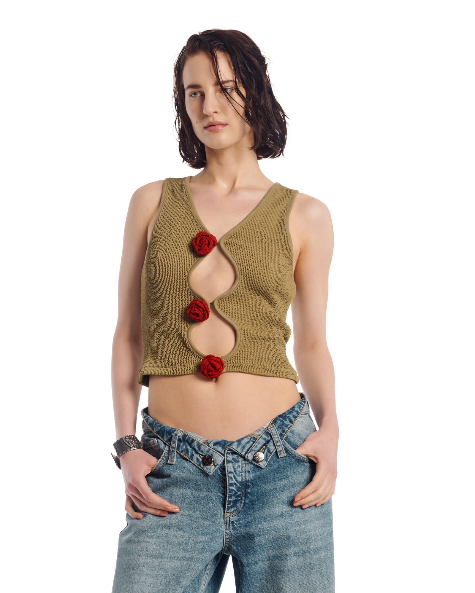 The Tales – Jeans mit gerollter Taille