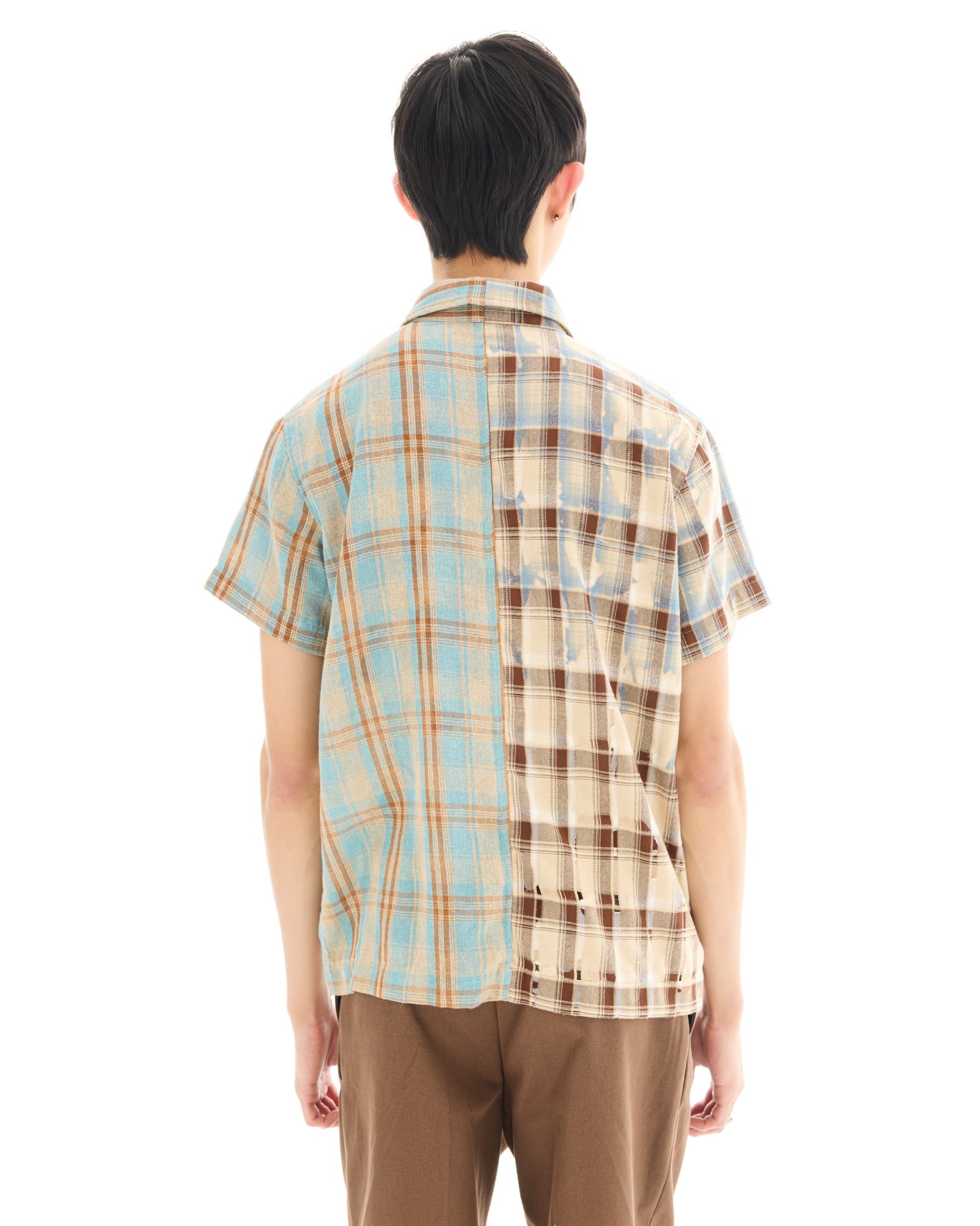 Half n Half 70's Flannel Camp Shirt