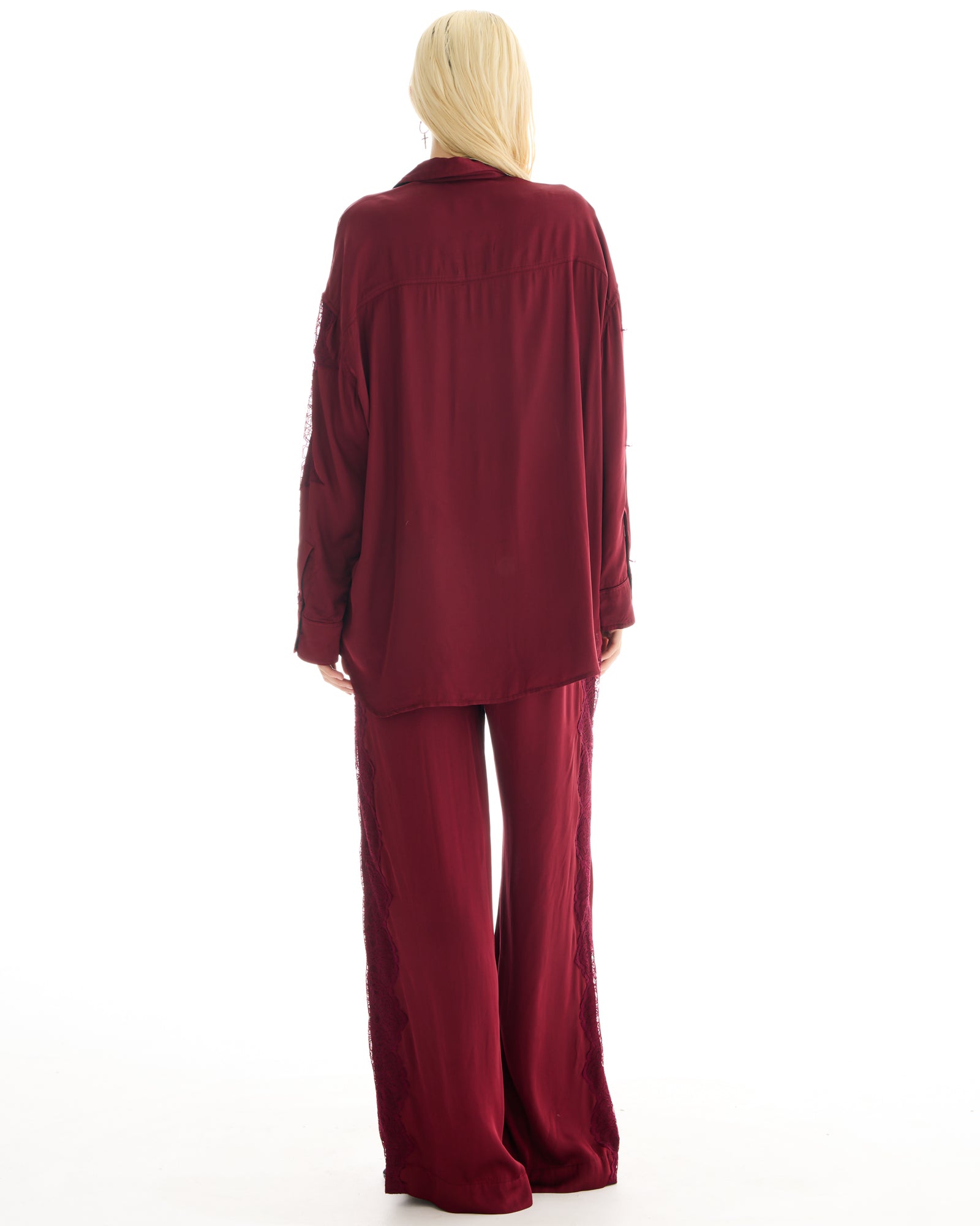 Dixie Satin and Chantilly Lace Shirt