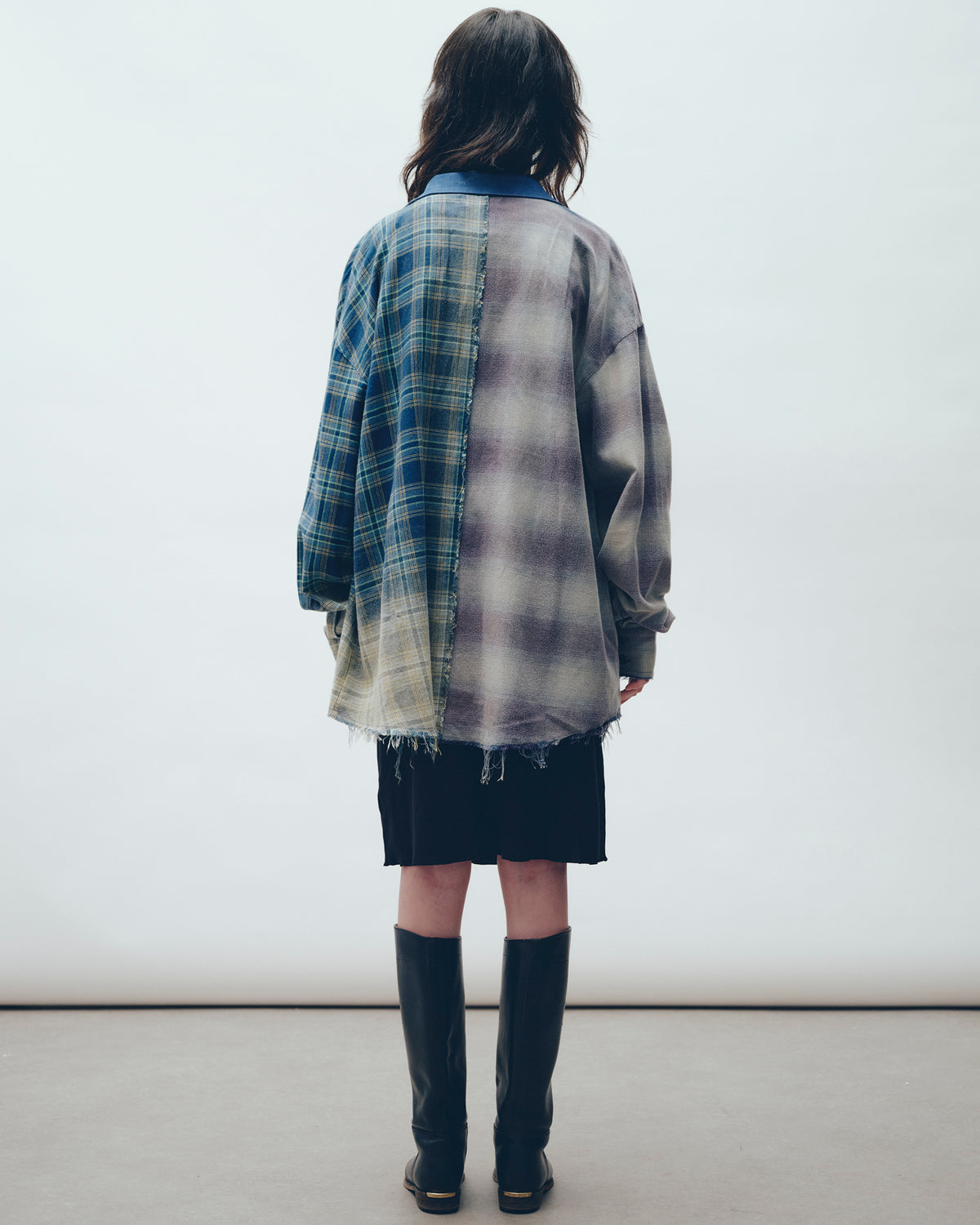 Half N Half Flannel Shirt THE TALES