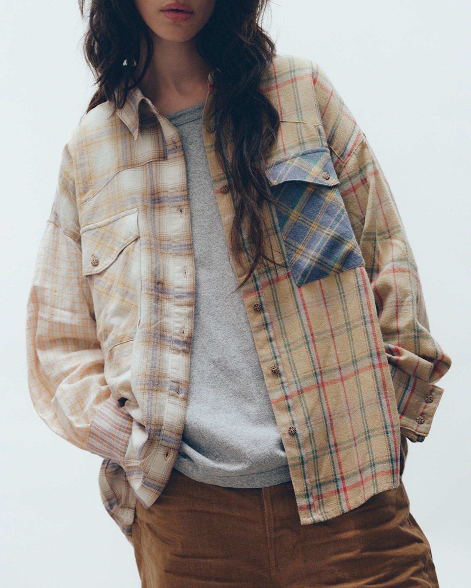 Half N Half Teddy Western Shirt THE TALES