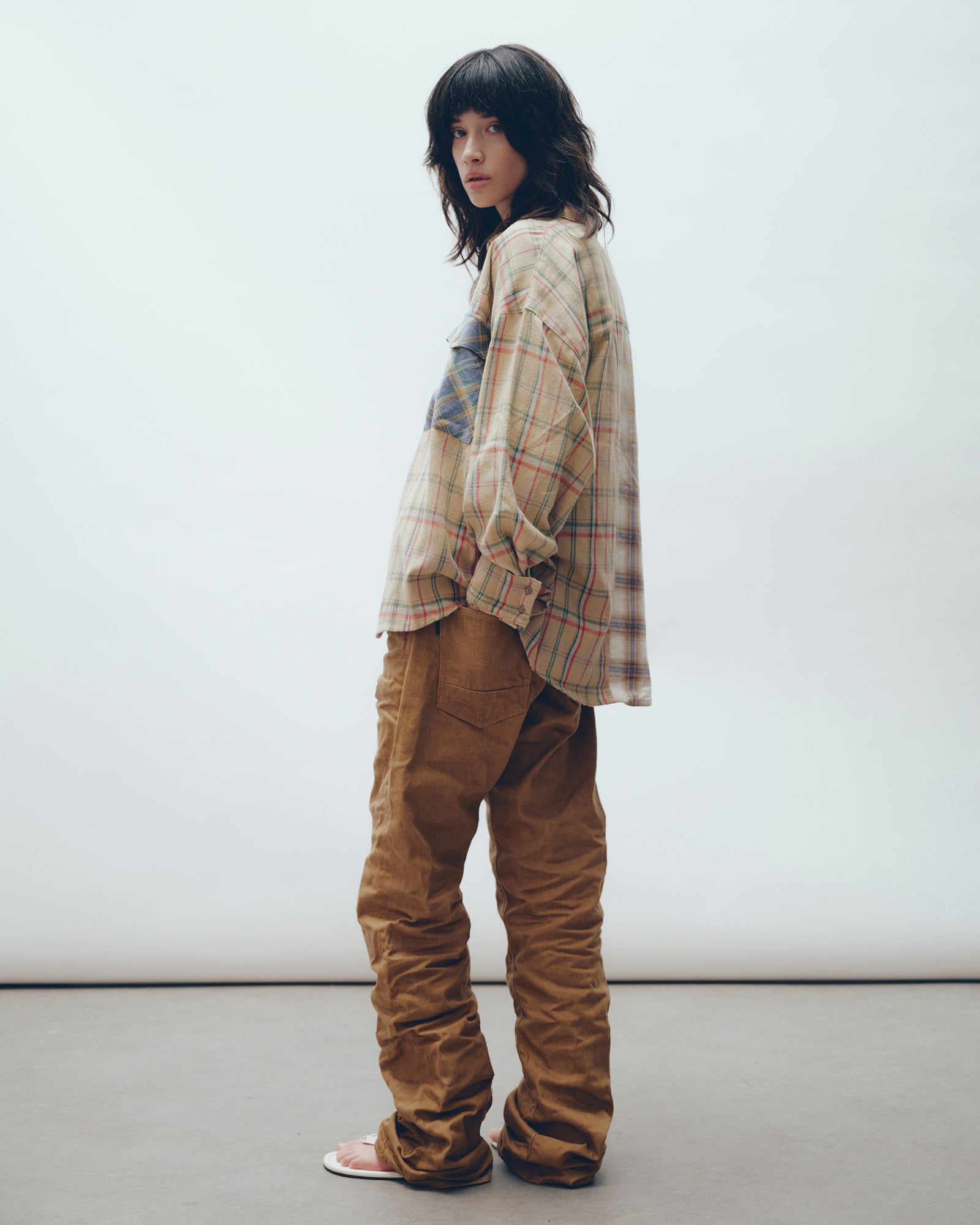 Half N Half Teddy Western Shirt THE TALES