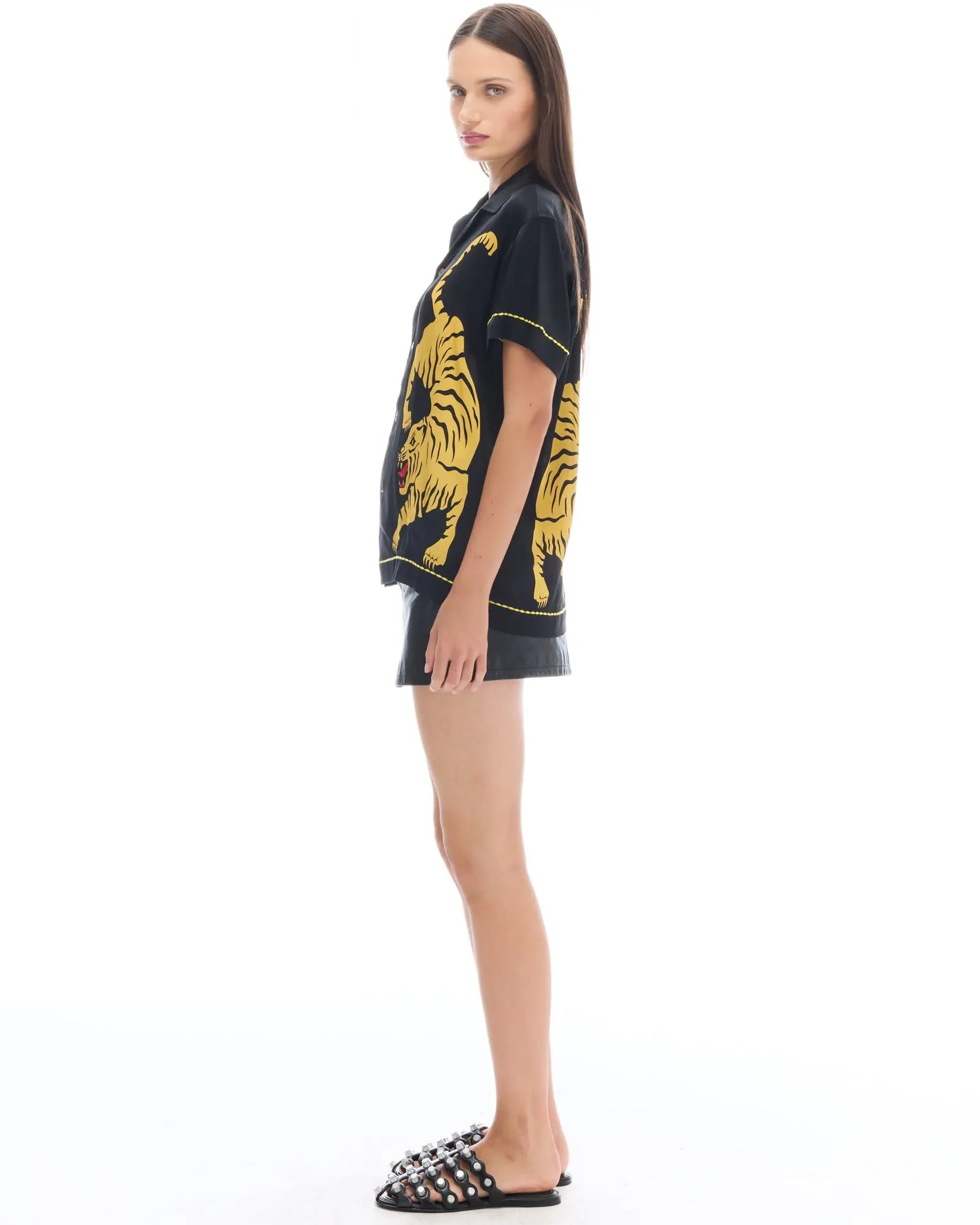 Crouching Tiger Silk Shirt