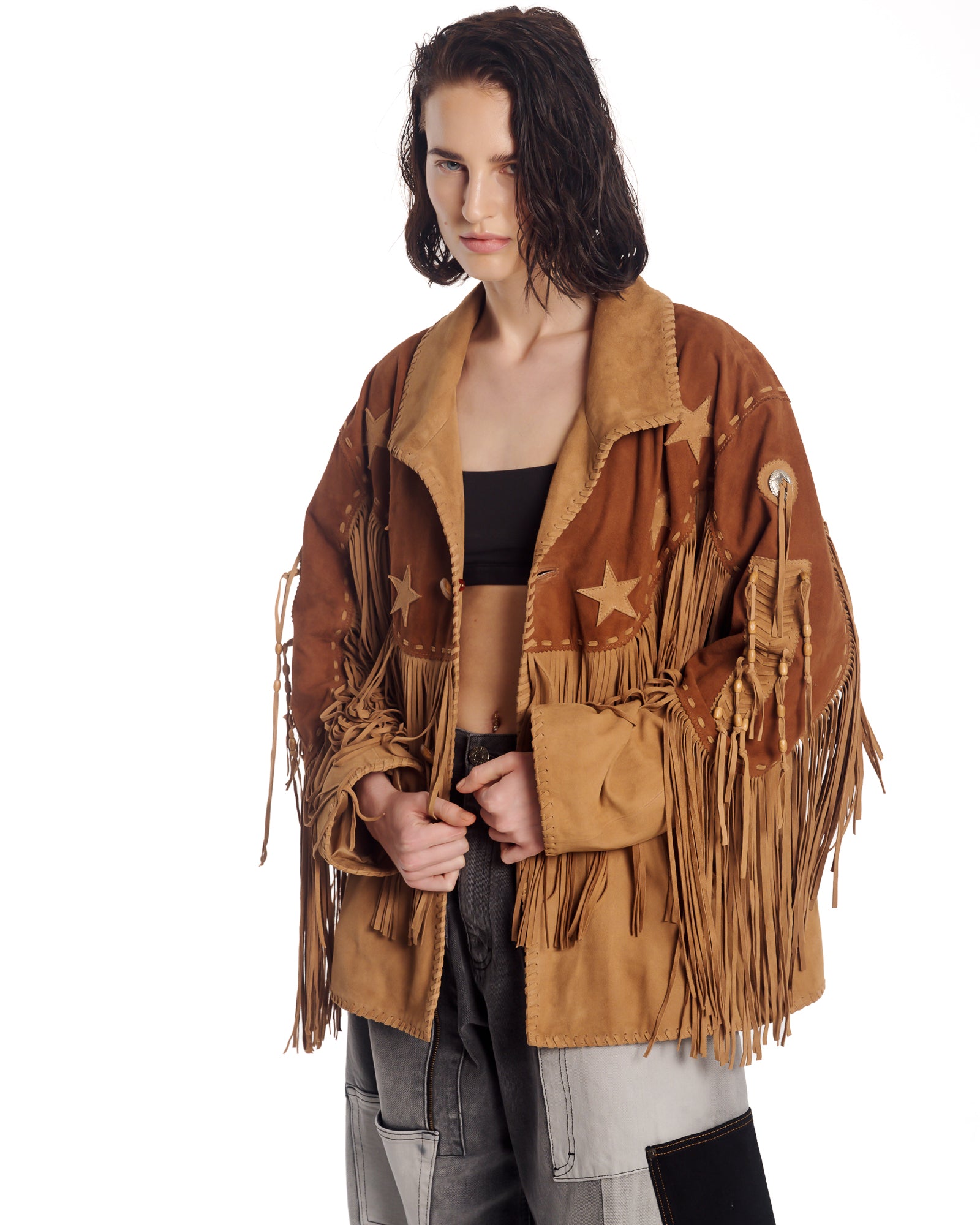 The Tales Fringed Suede Jacket