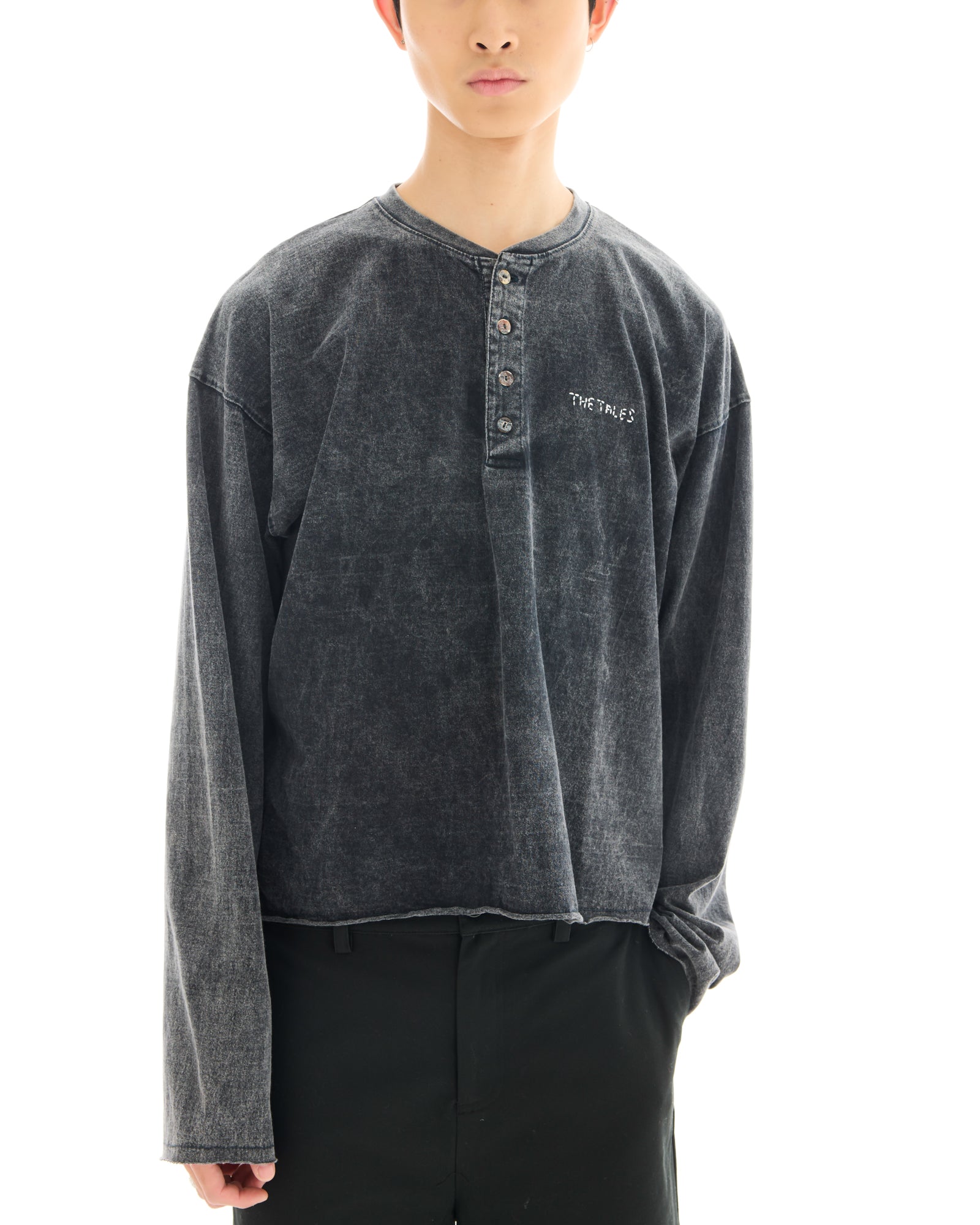 Worn Grandad Long sleeve Tee