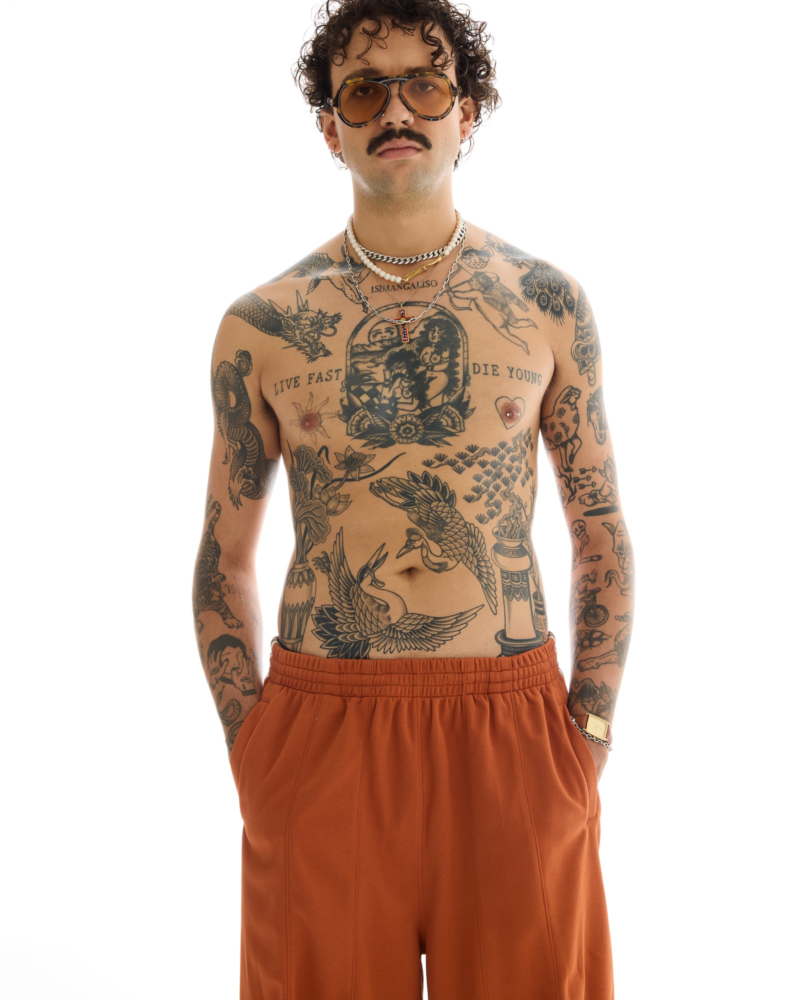 The Tales Burnt Orange Track Pant