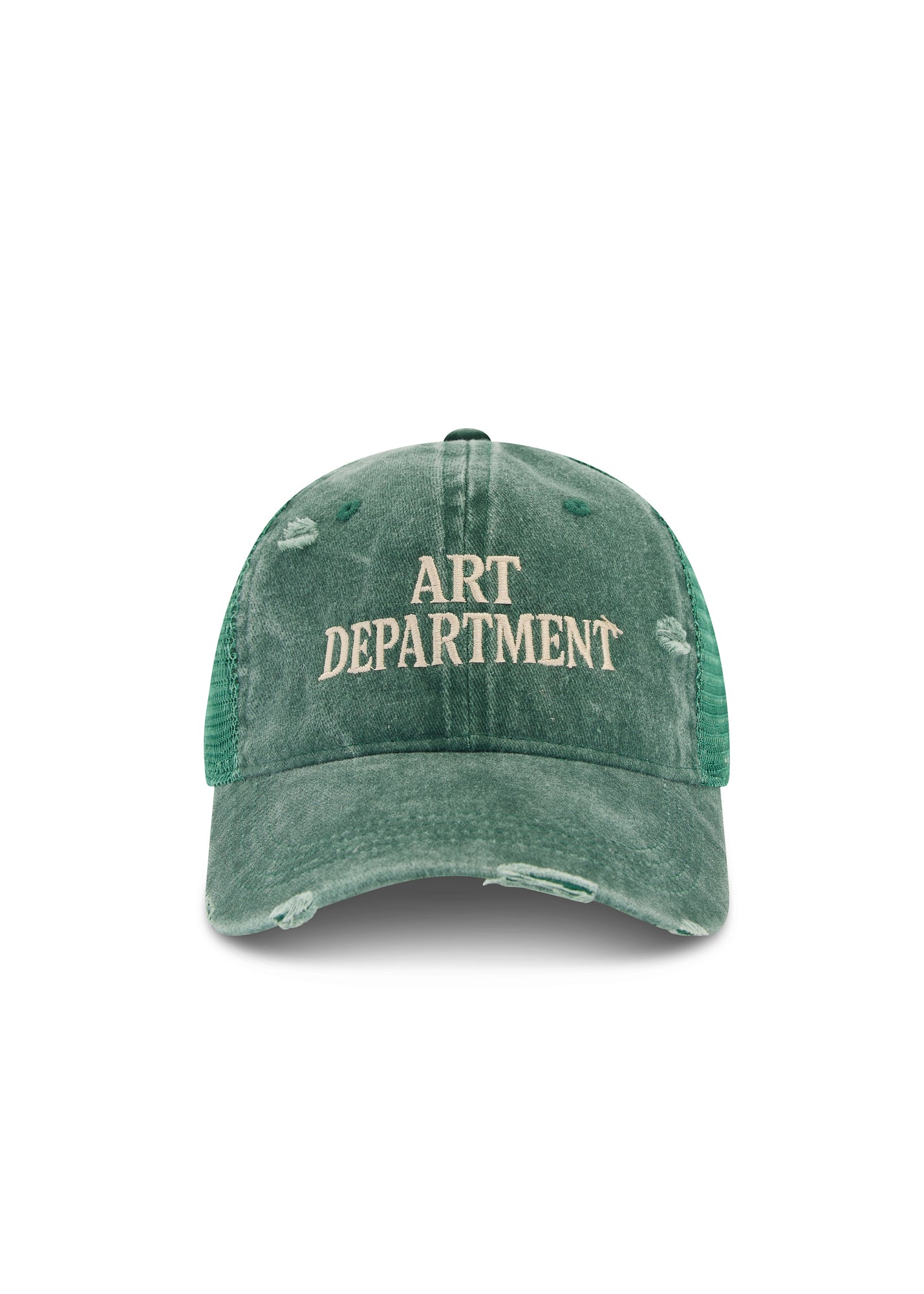 Destroyed Art Department Green Trucker Cap THE TALES