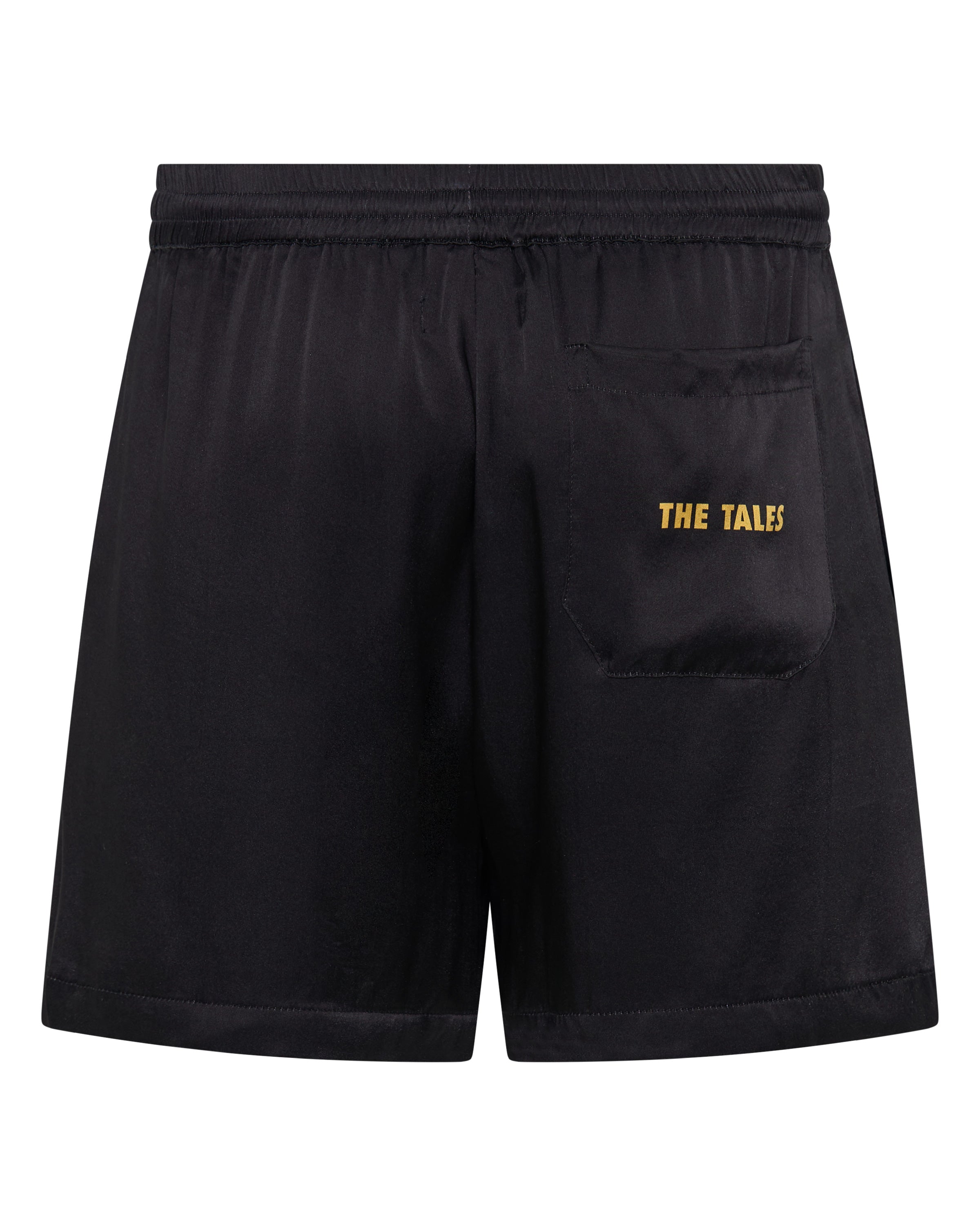 Silk Satin Crouching Tiger Shorts