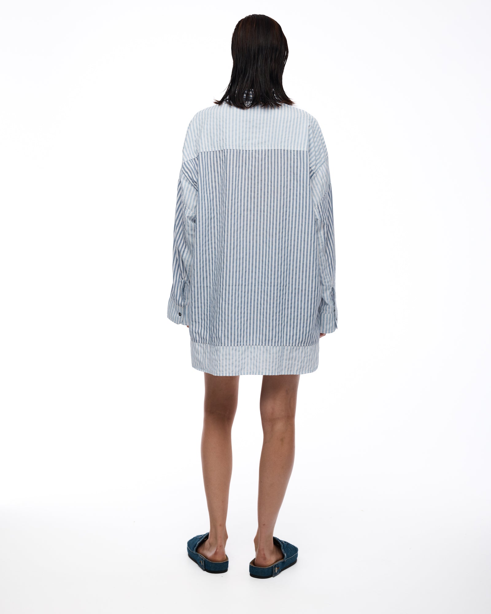 Hemd aus Dixie-Satin und Chantilly-Spitze