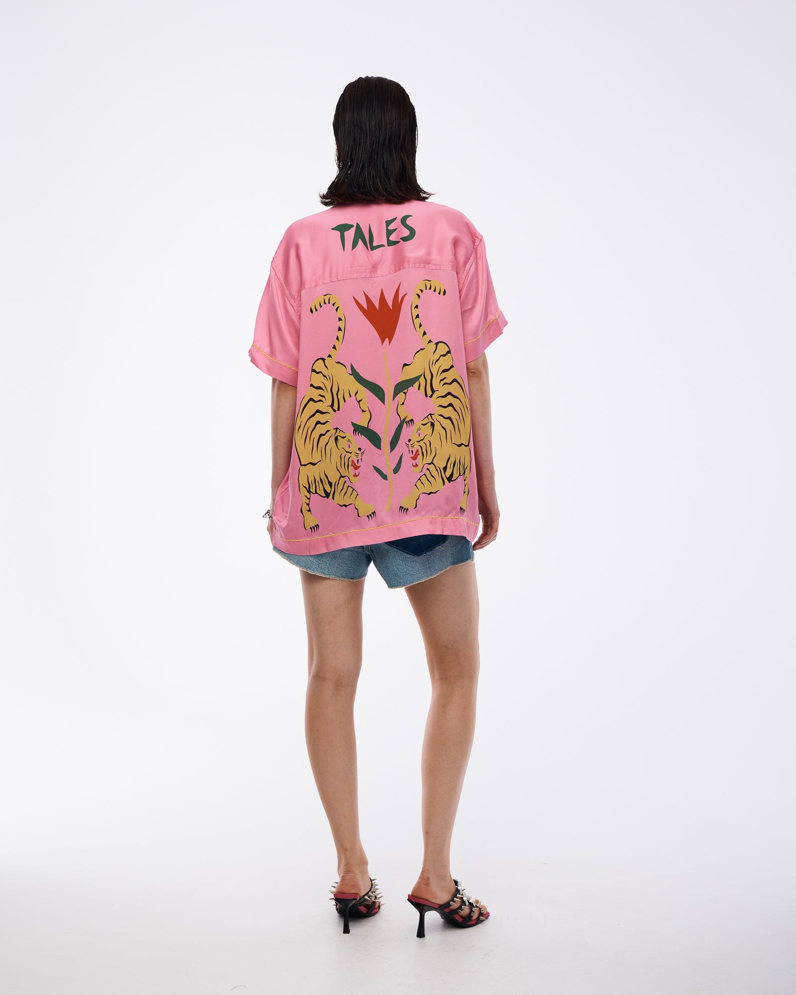 Crouching Tiger Washed Silk Shirt