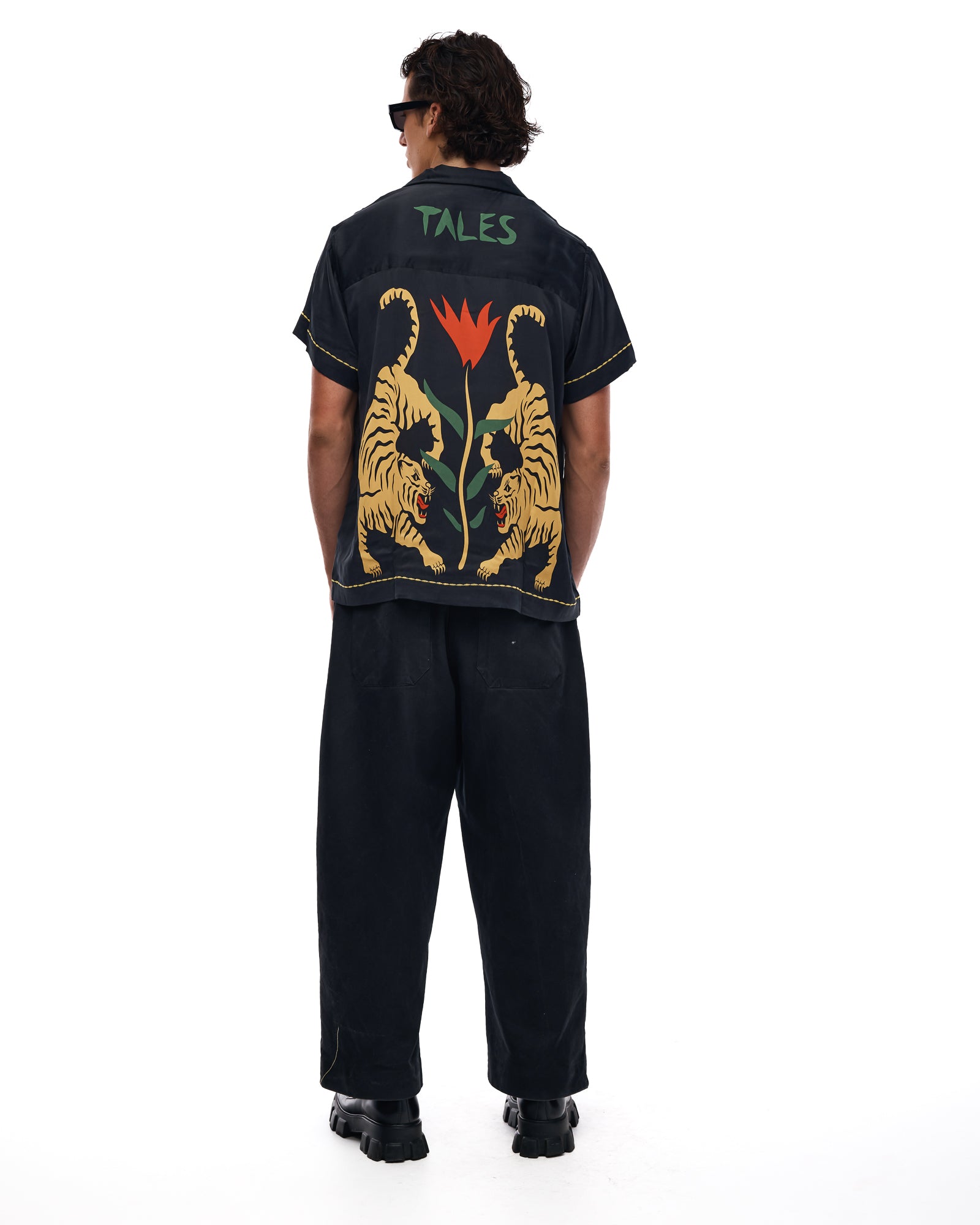 Crouching Tiger Washed Silk Shirt