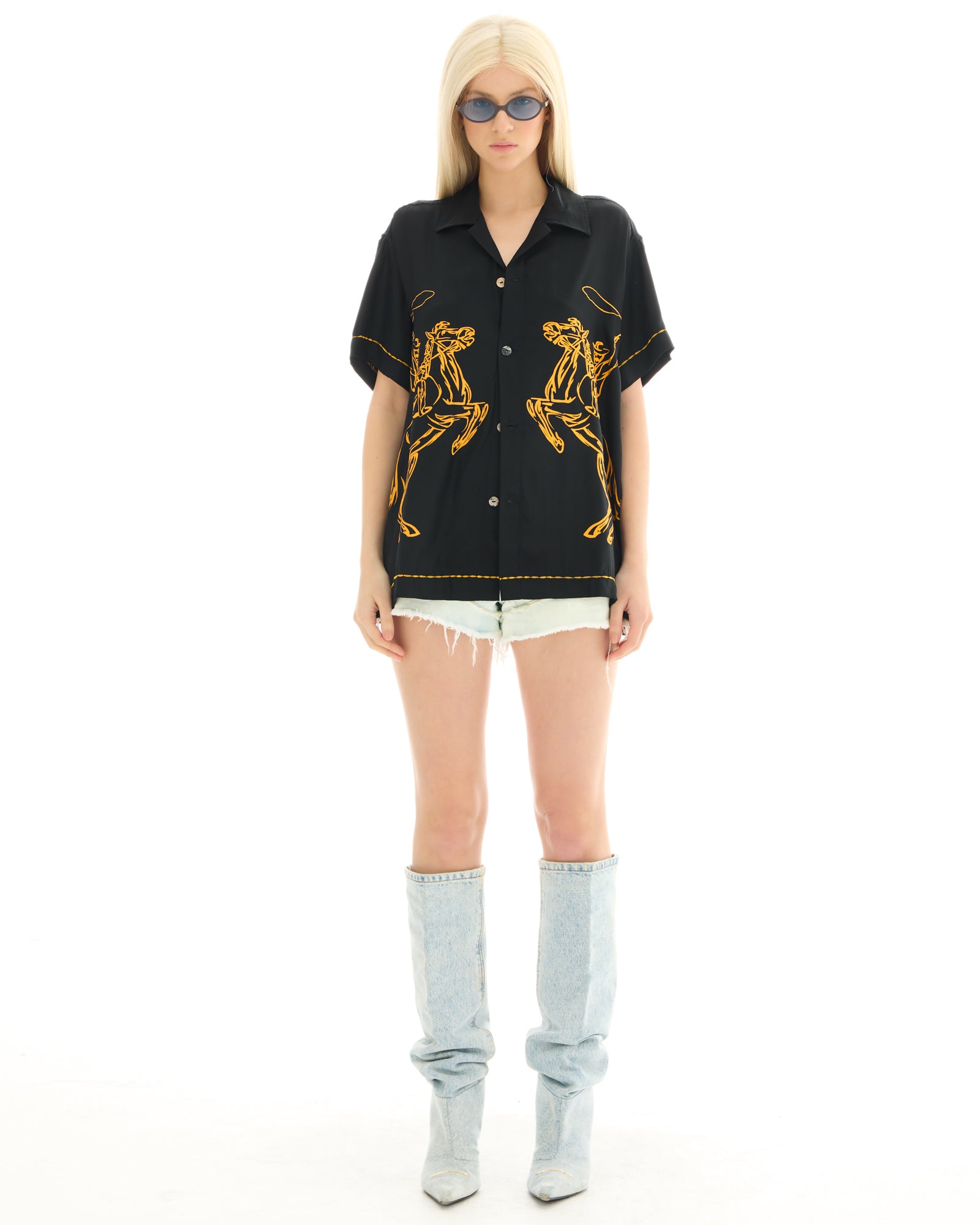 Cowboy Silk Shirt
