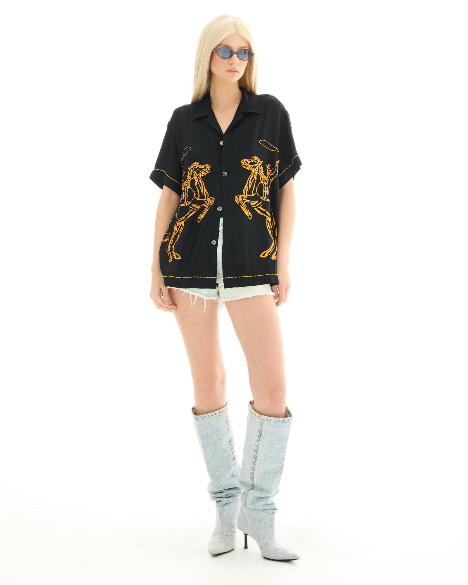 Cowboy Silk Shirt