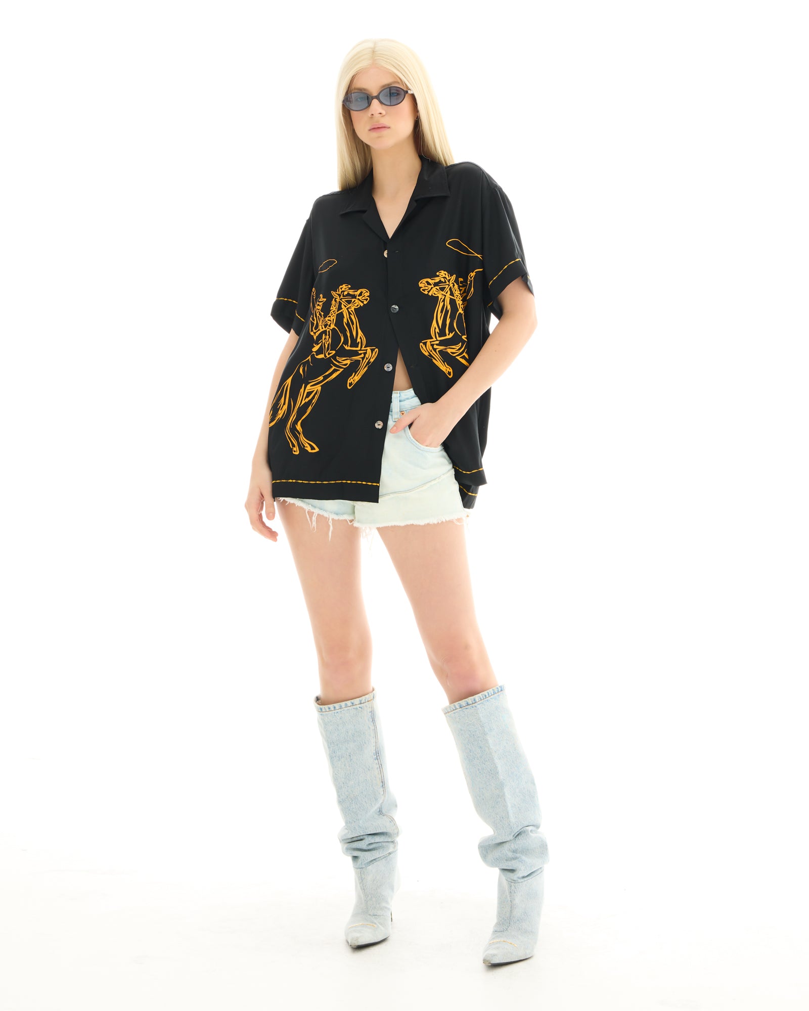 Cowboy Silk Shirt