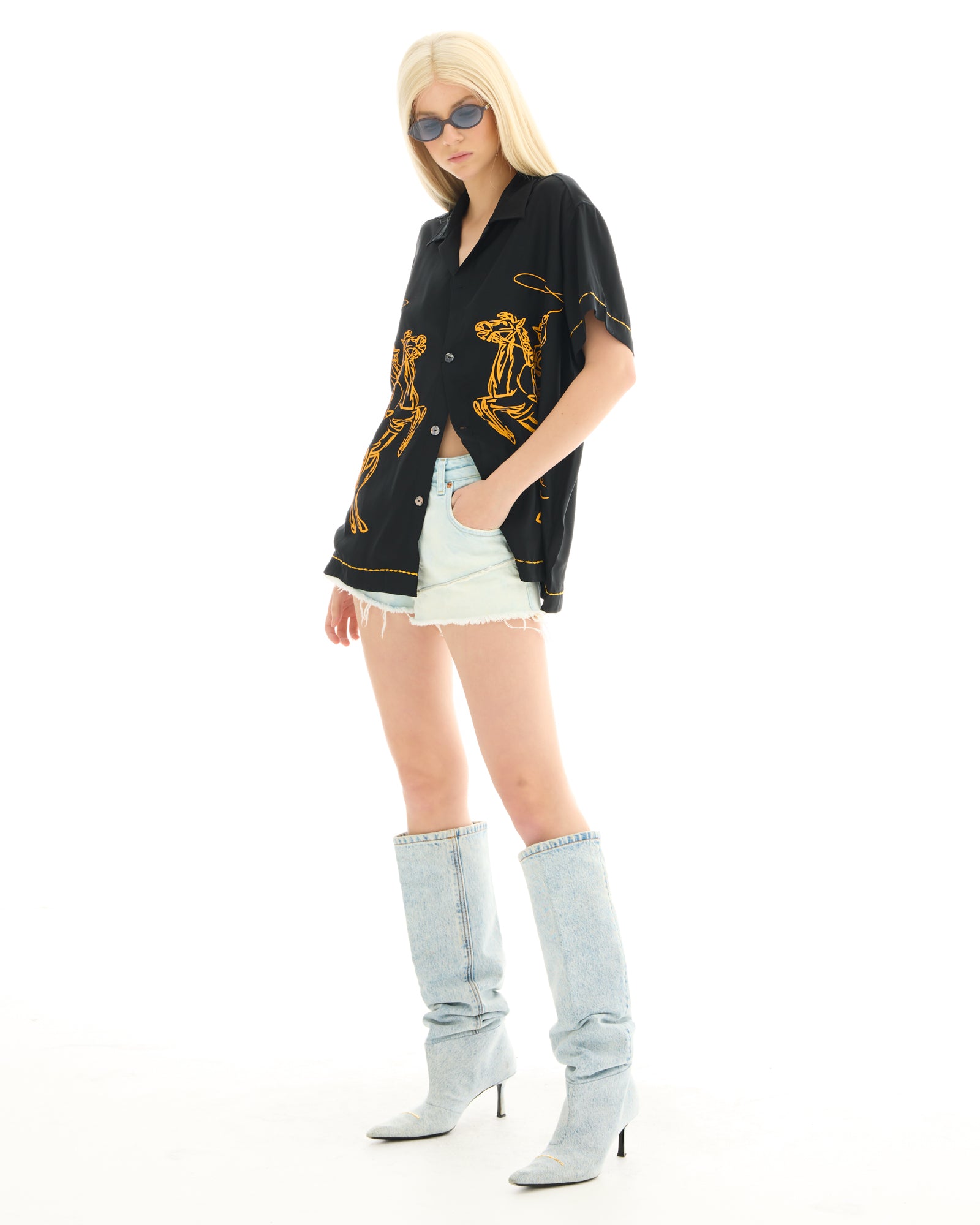Cowboy Silk Shirt