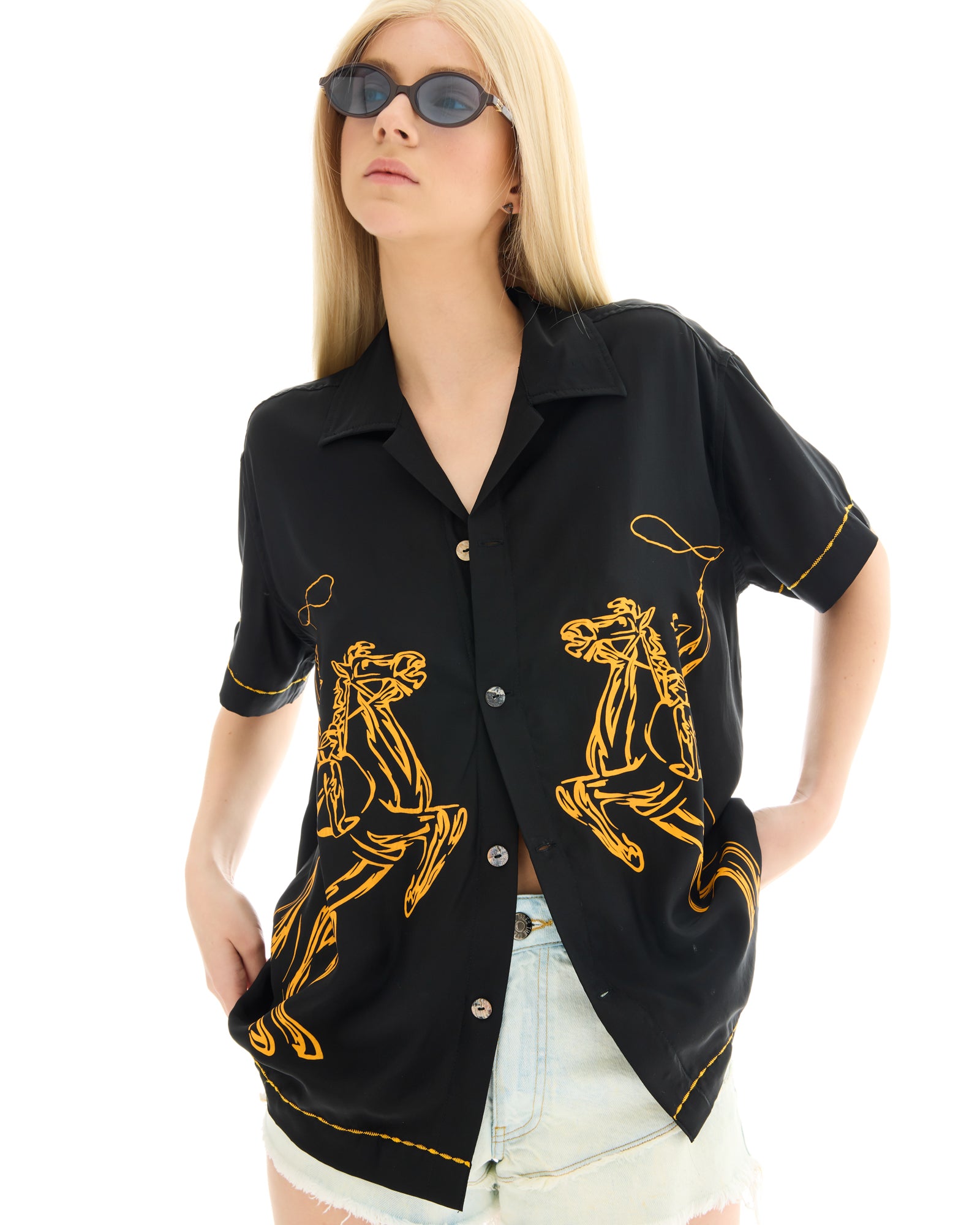 Cowboy Silk Shirt