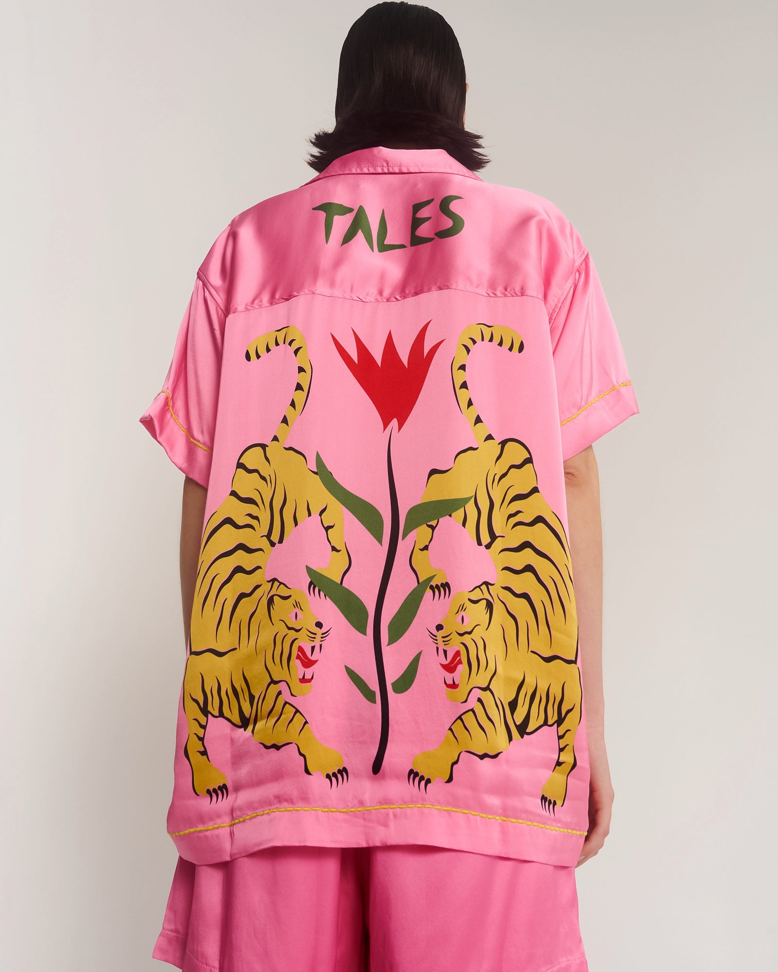Crouching Tiger Silk Shirt