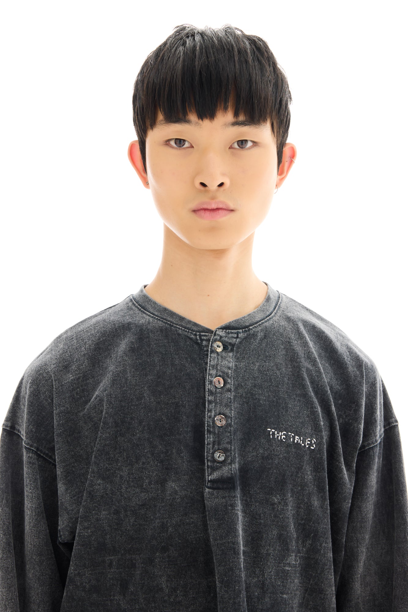 Worn Grandad Long sleeve Tee