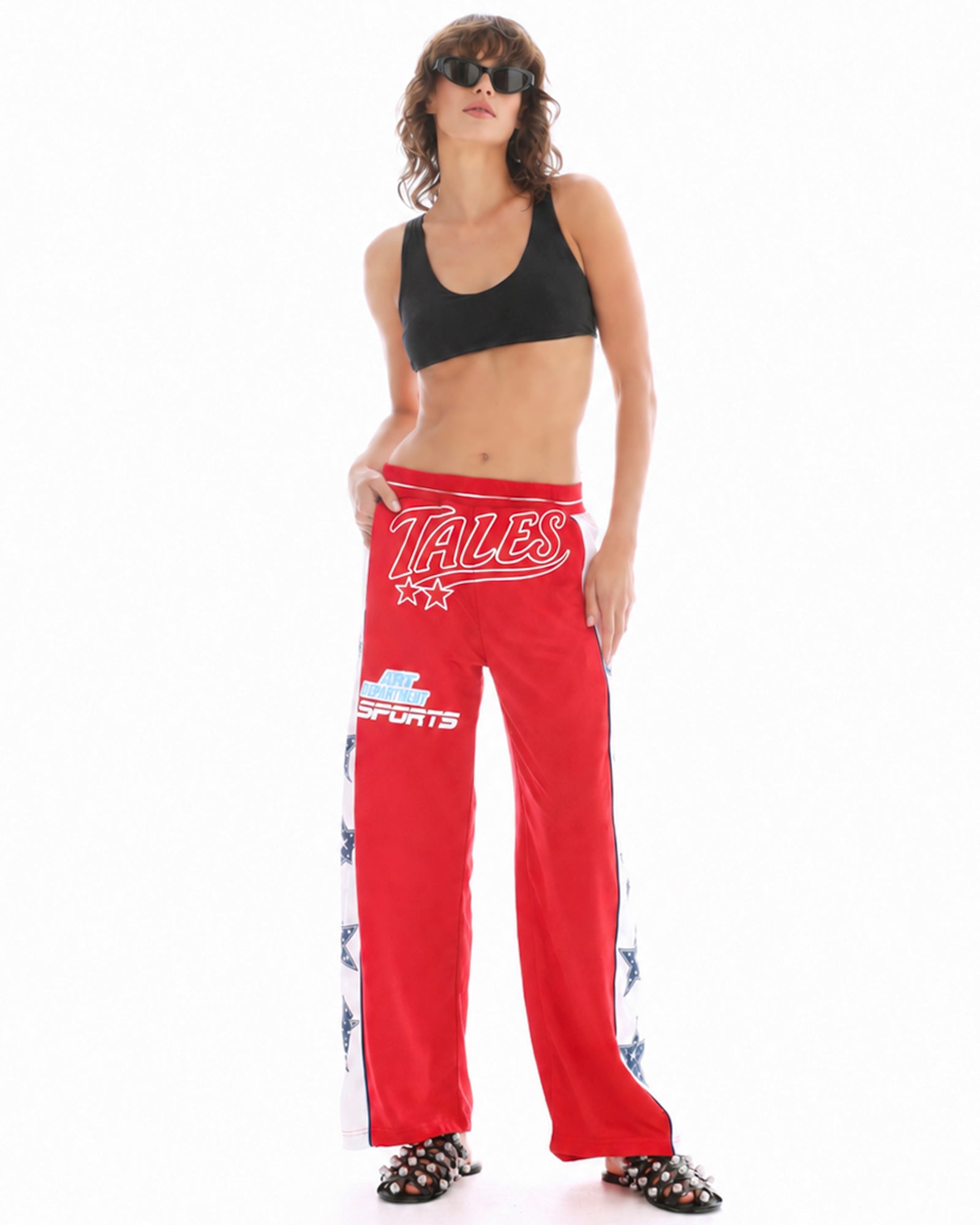 Tales Red Star Track Pants