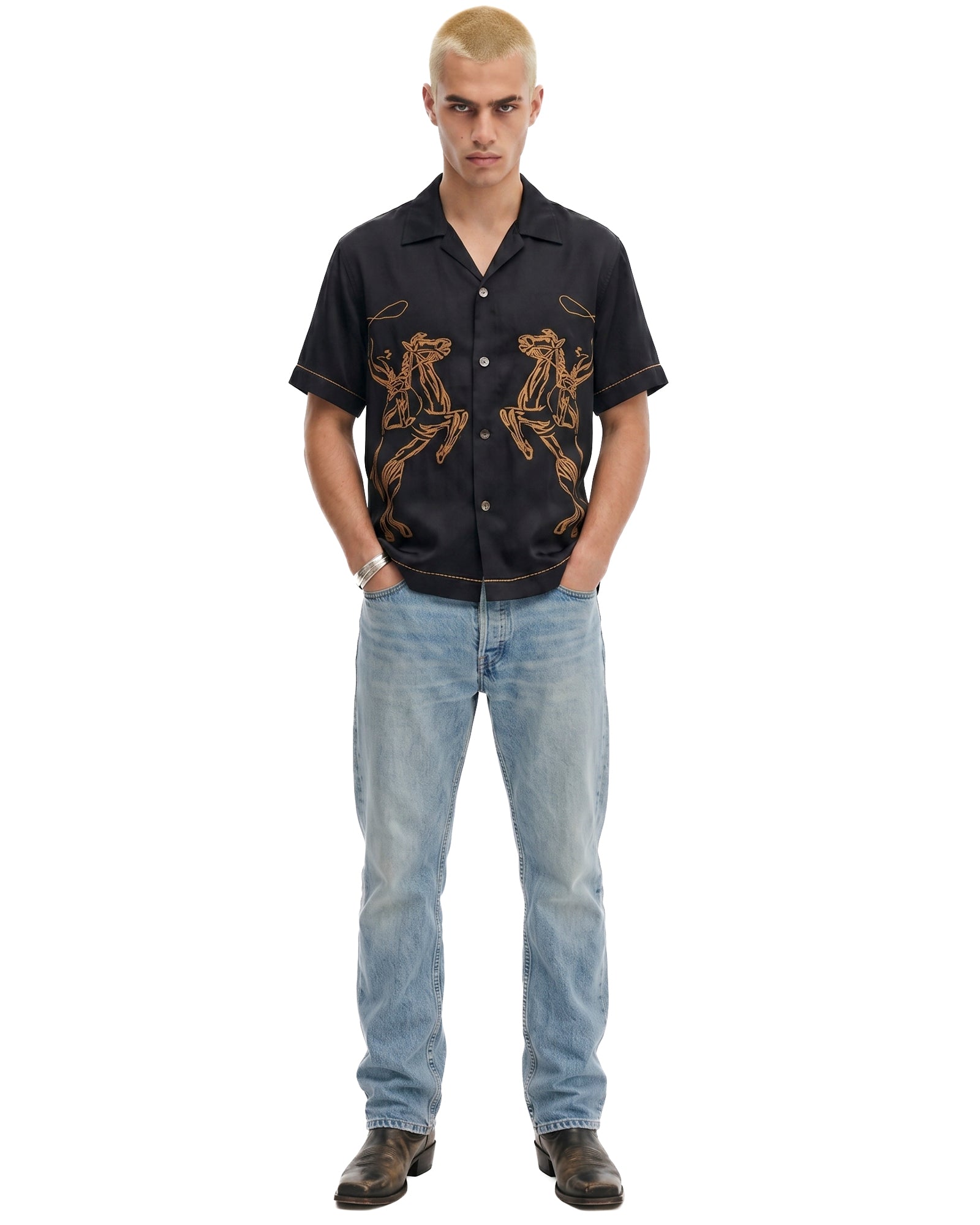 Cowboy Silk Shirt