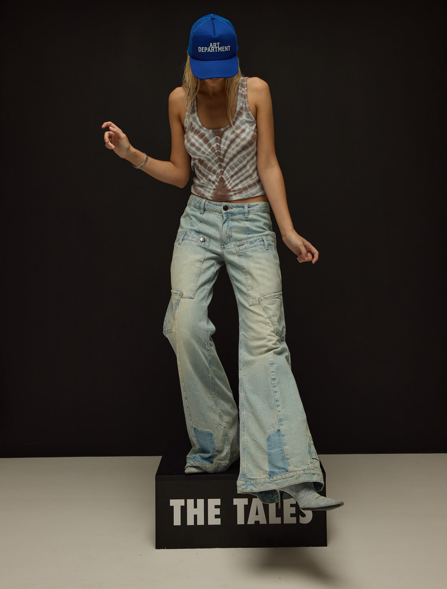 Hand Dyed Sonar Rib Singlet