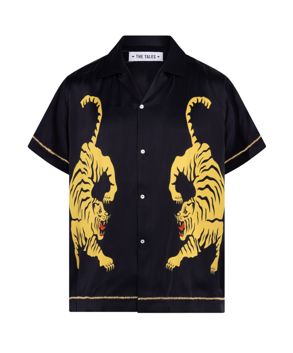 Crouching Tiger Washed Silk Shirt