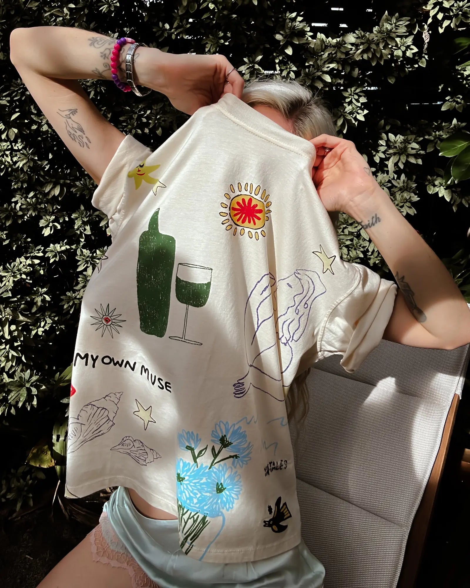 My Illustrated Muse Tee by THE TALES - product photo