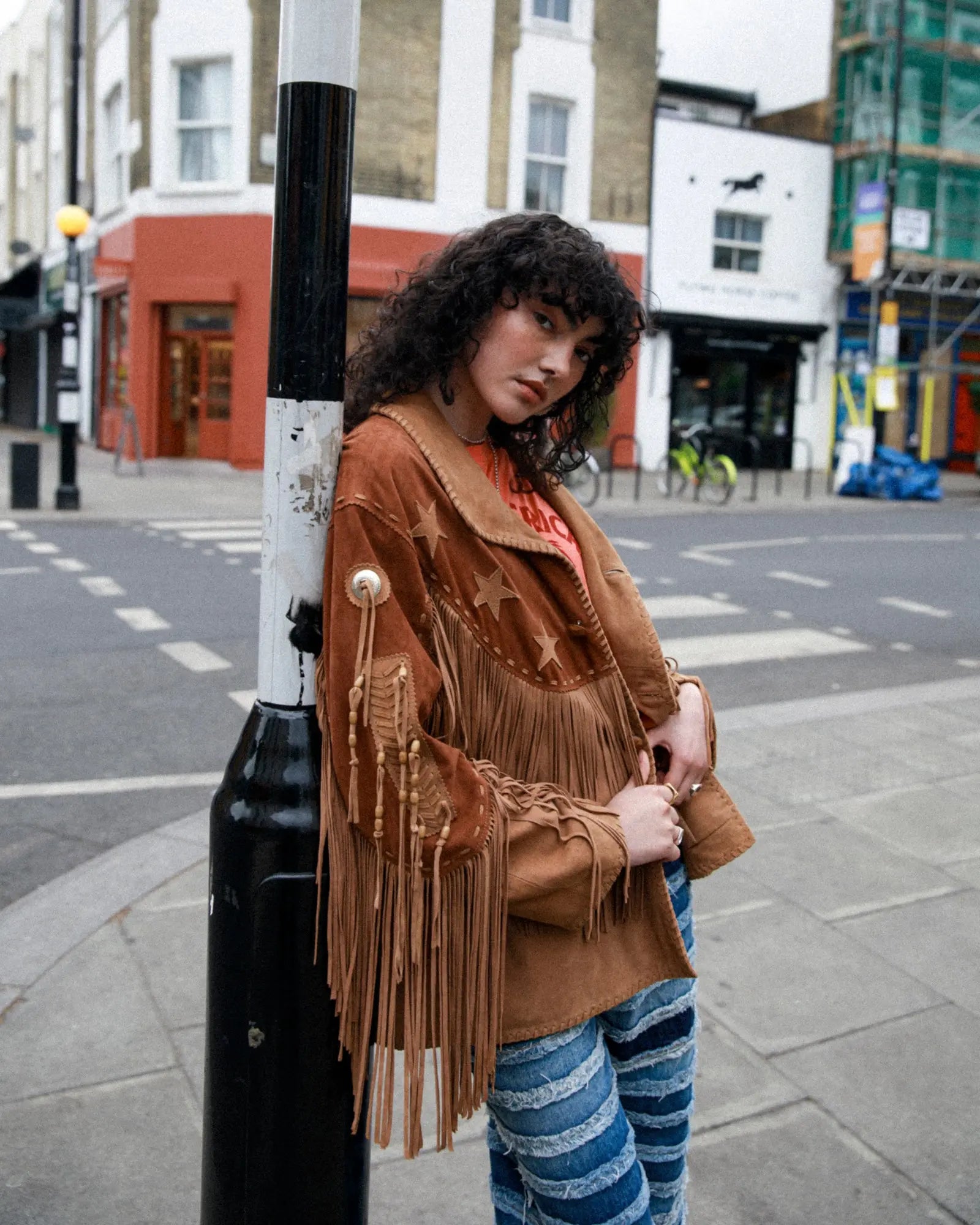 Portobello Road Fringed Suede Jacket THE TALES
