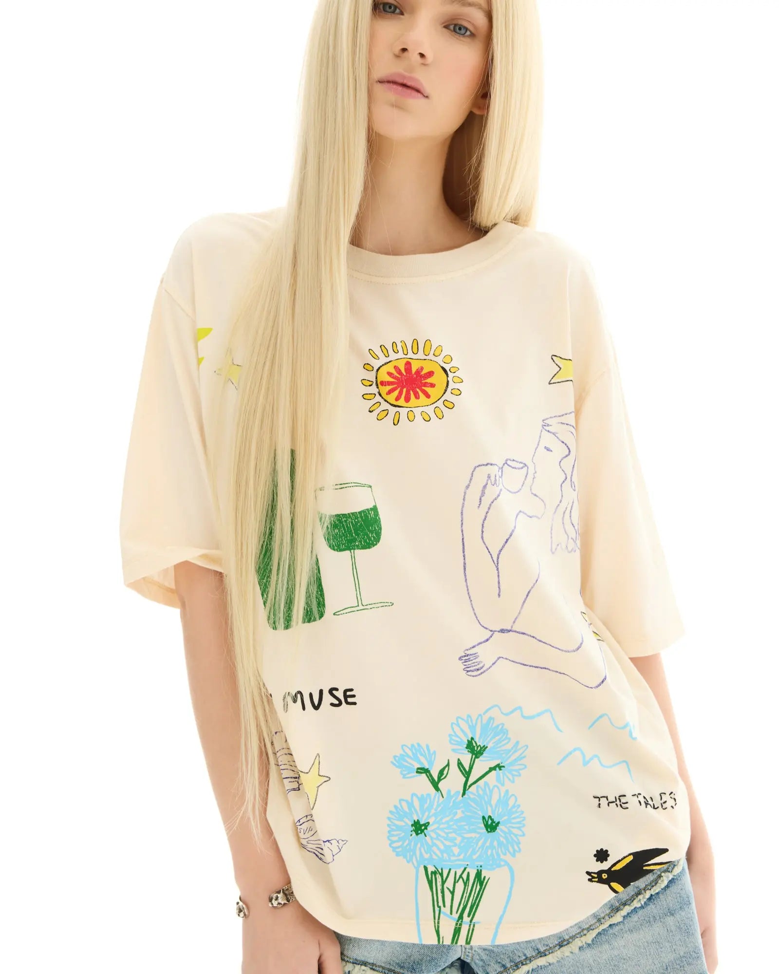 My Illustrated Muse Tee by THE TALES - product photo