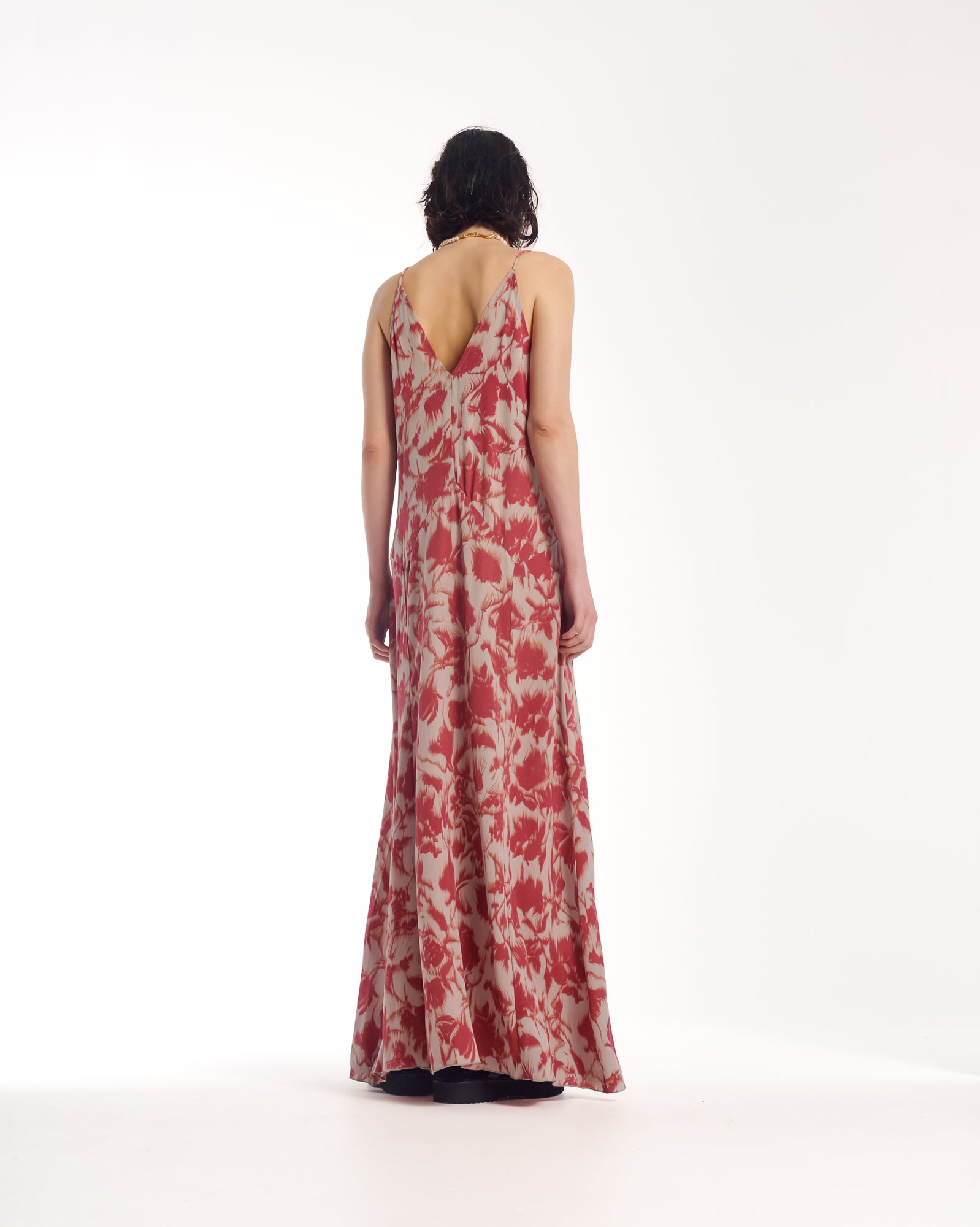 Italian Rose Vintage Maxi Slip Dress