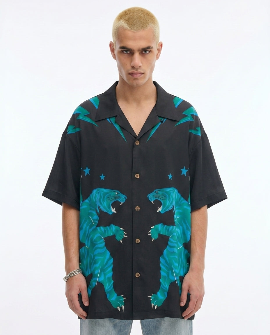 Osaka Tiger Silk Shirt
