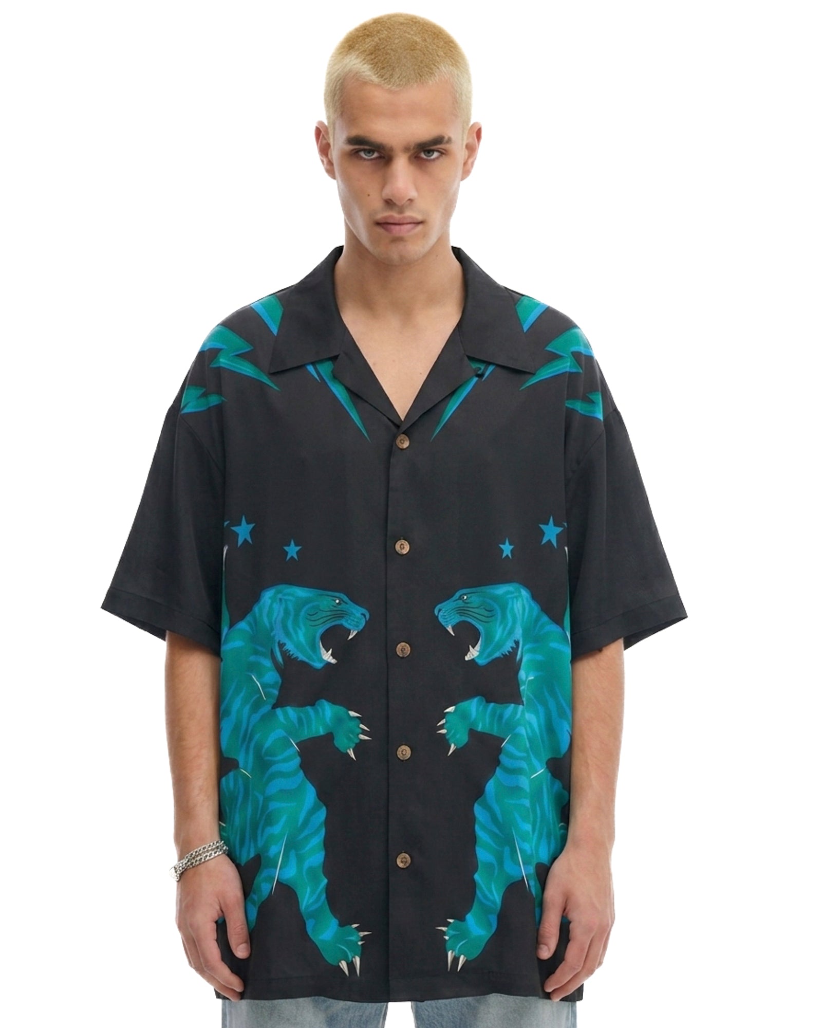 Osaka Tiger Silk Shirt